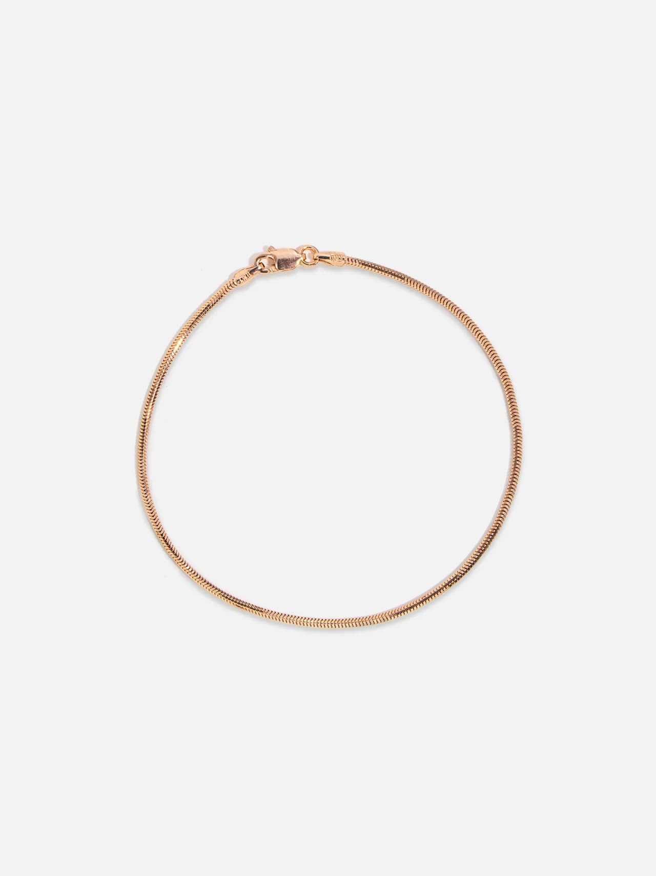 24K Roséguldspläterat Armband i 925 Sterlingsilver