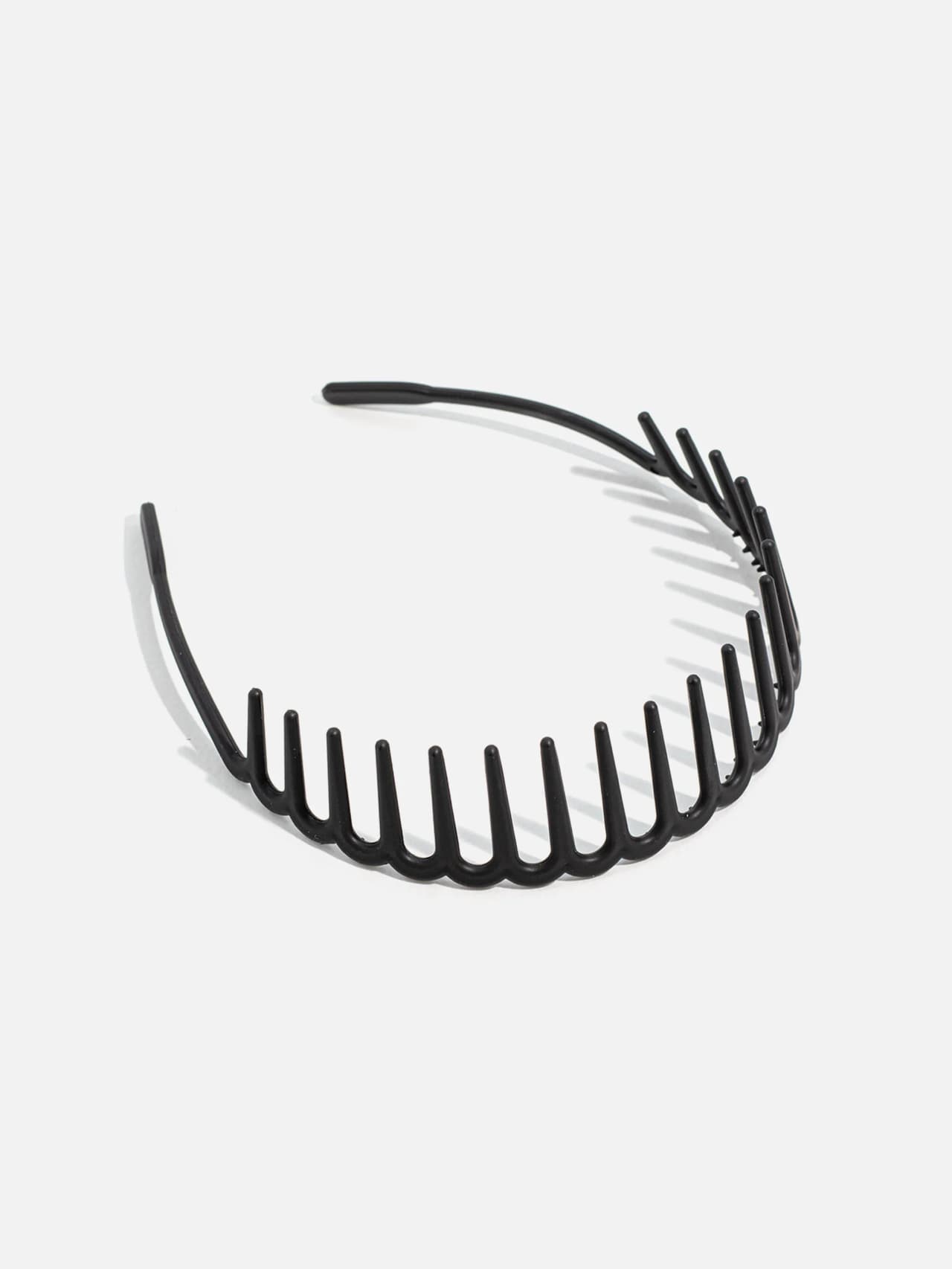 Diadem med Kamtänder Svart