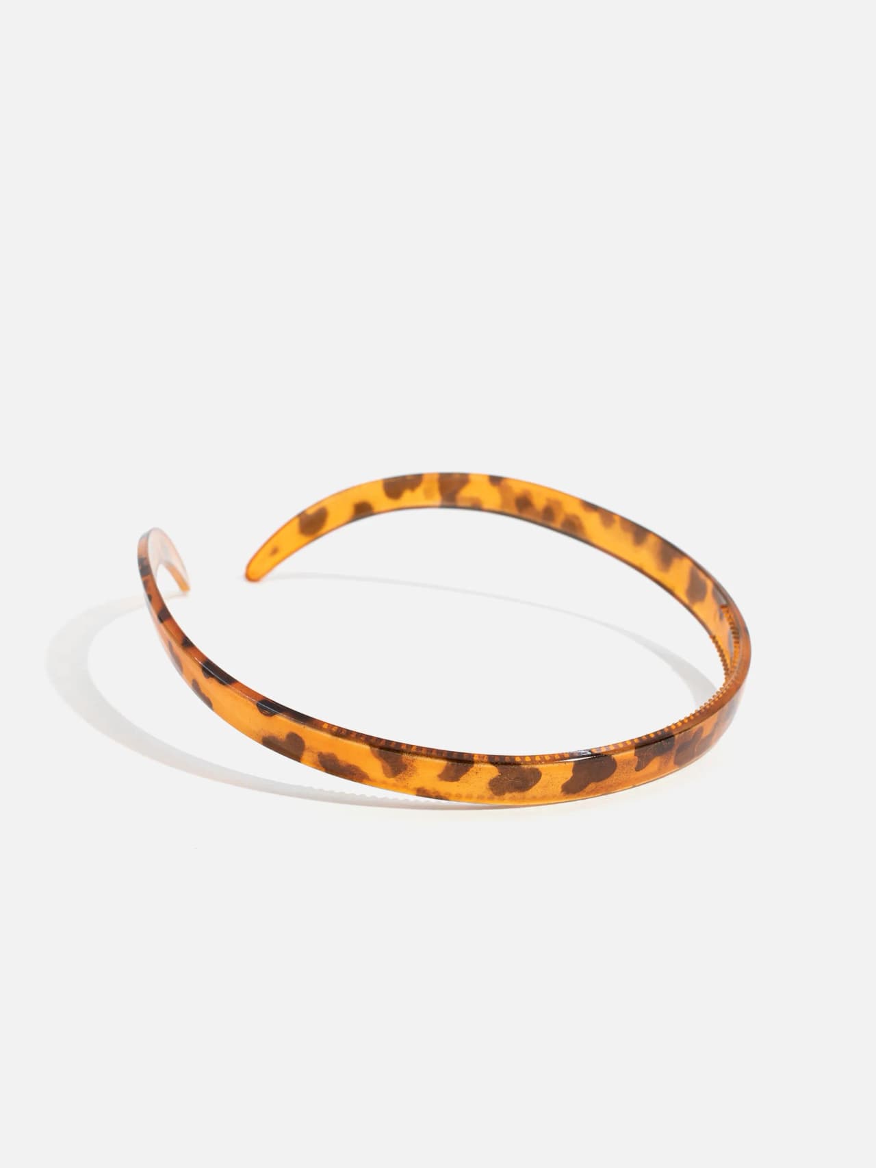 Smalt Diadem Sköldpaddsmönster Varm Brun