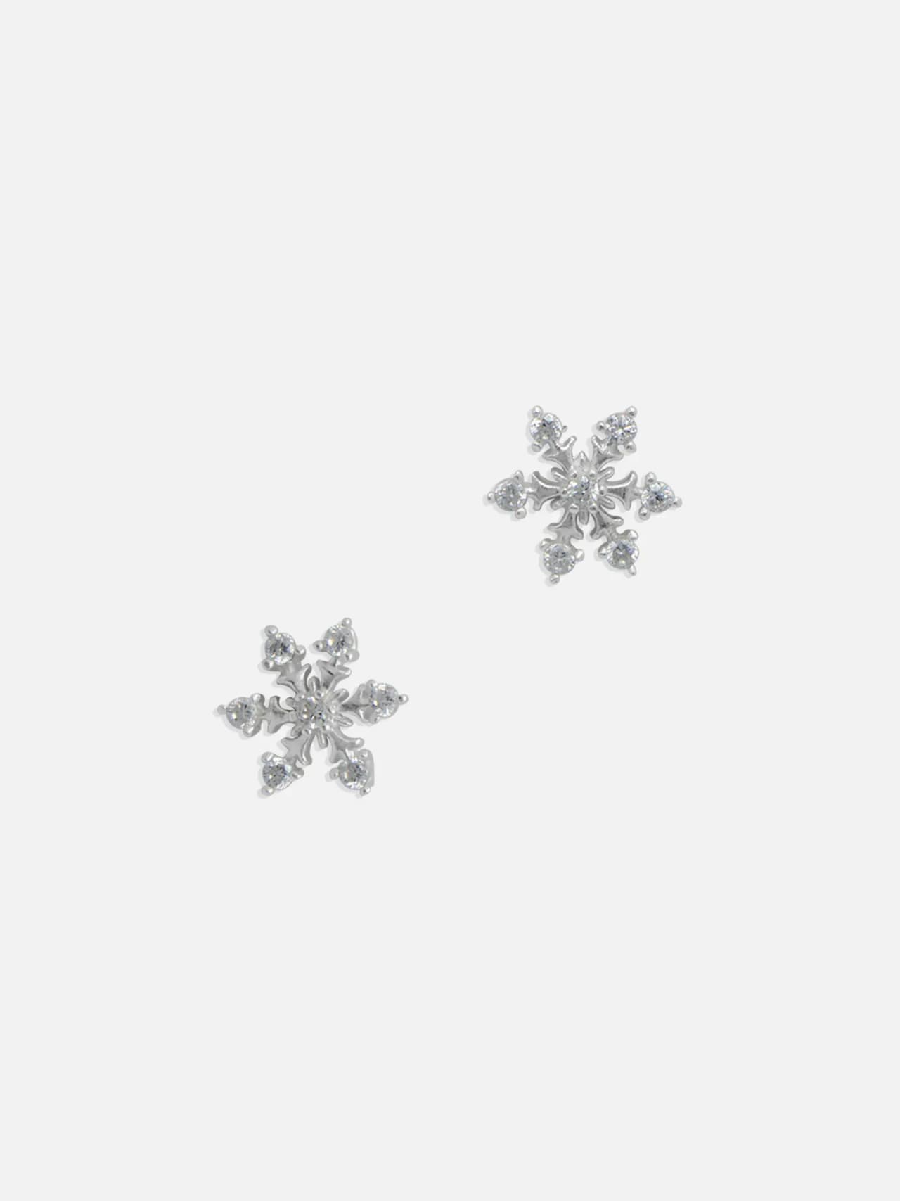 Snöflinga Örhängen i Äkta Silver med Kubisk Zirkonia