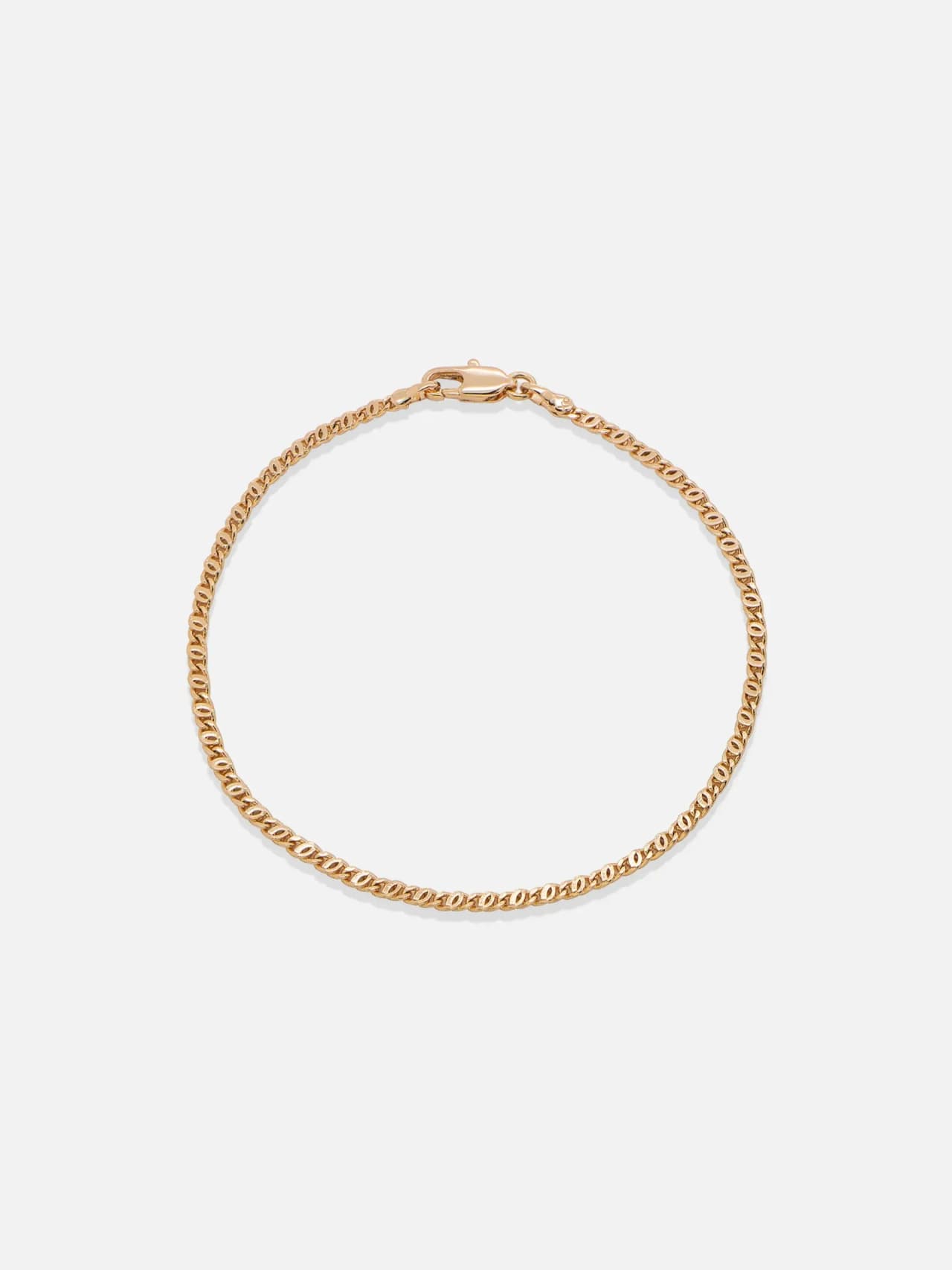 18K Guldpläterad Kedja Armband