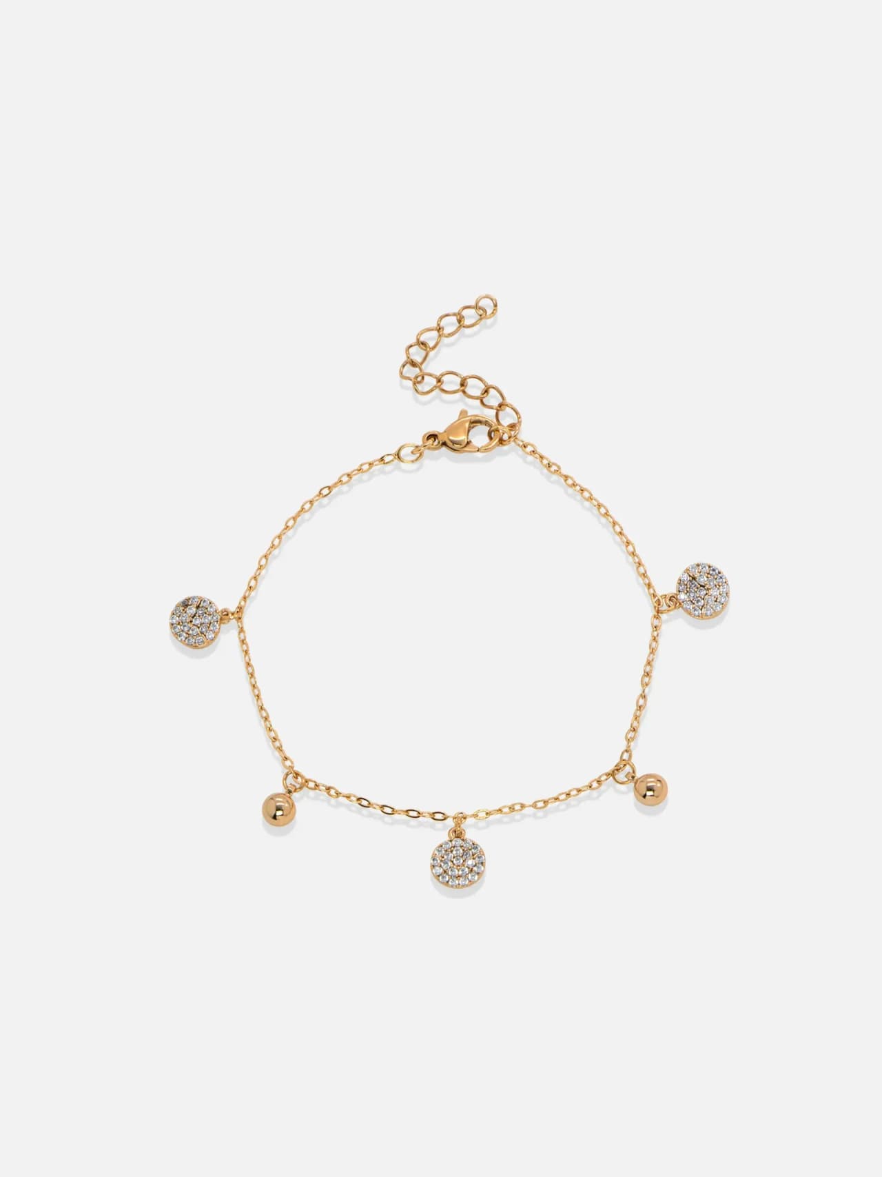 18K Guldpläterat Armband med Hänge