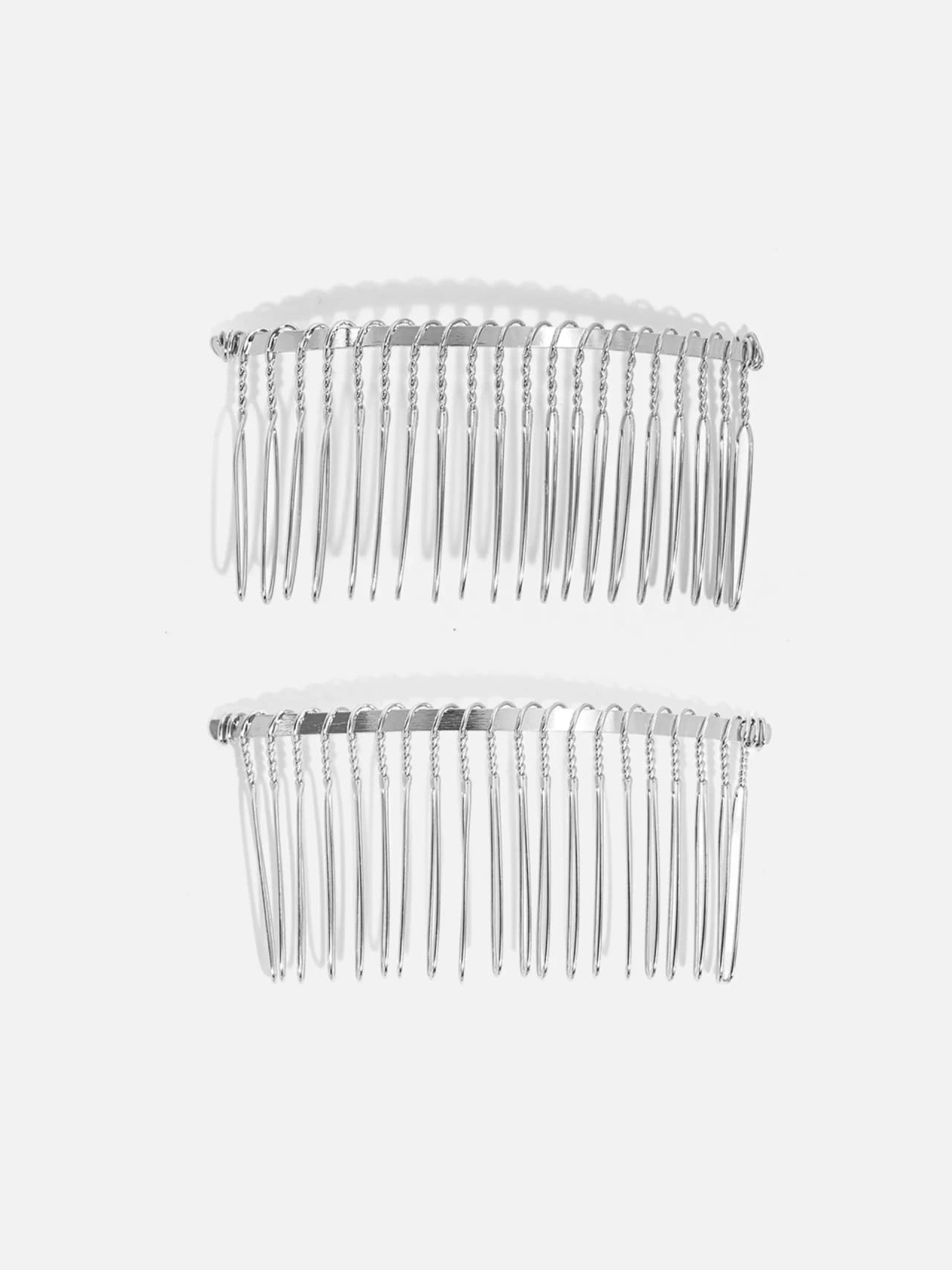 Stålkam Duo – 2-pack Metallkammar för Styling & Precision