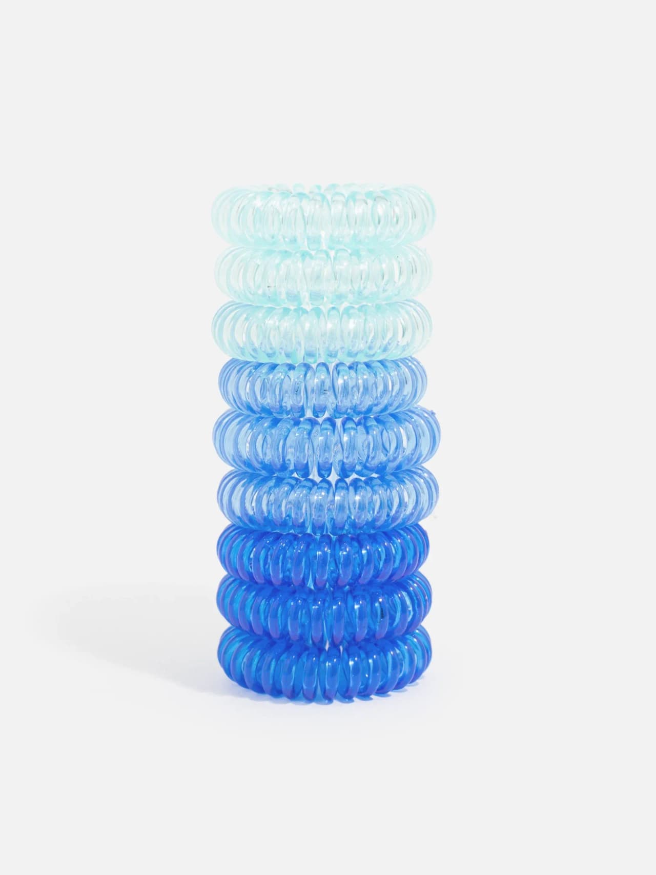 Spiral Hårsnoddar 9-pack - Blåtoner