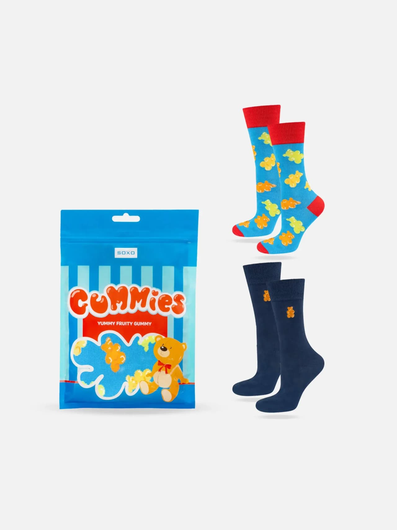 Gummibjörn - Roliga Dam & Herr Strumpor
