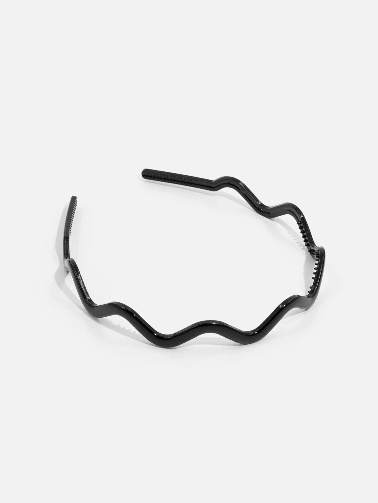 Vågigt Diadem Svart