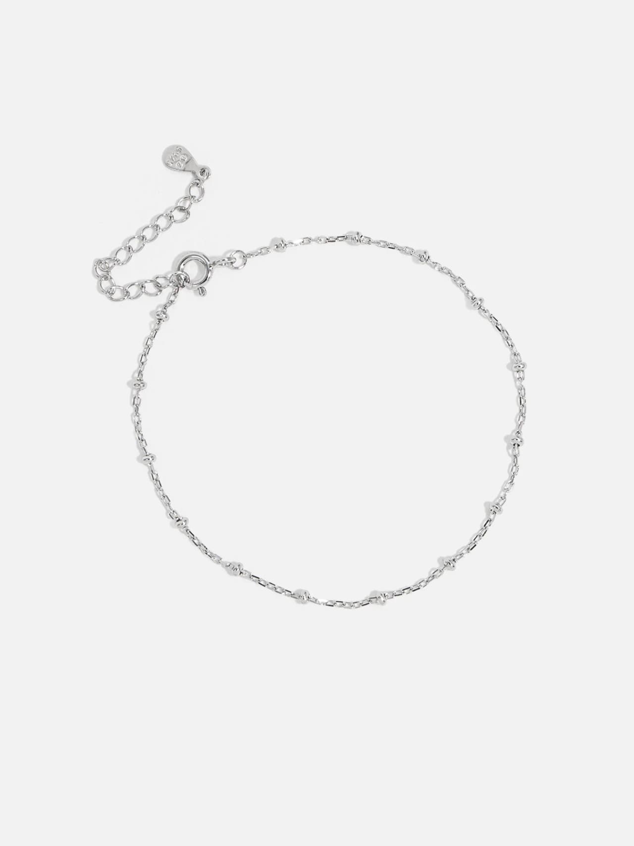 Äkta Silverarmband med Kulkedja