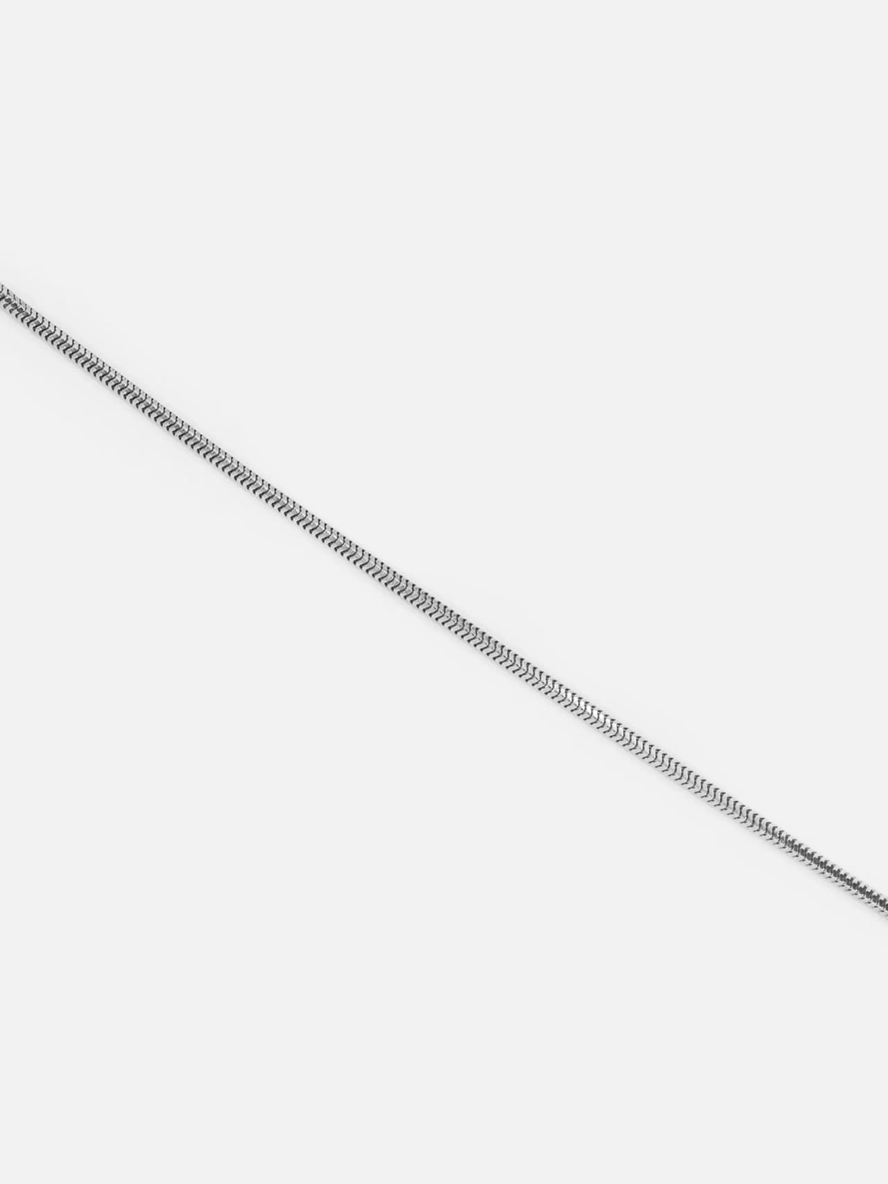 Äkta silverarmband Ormkedja