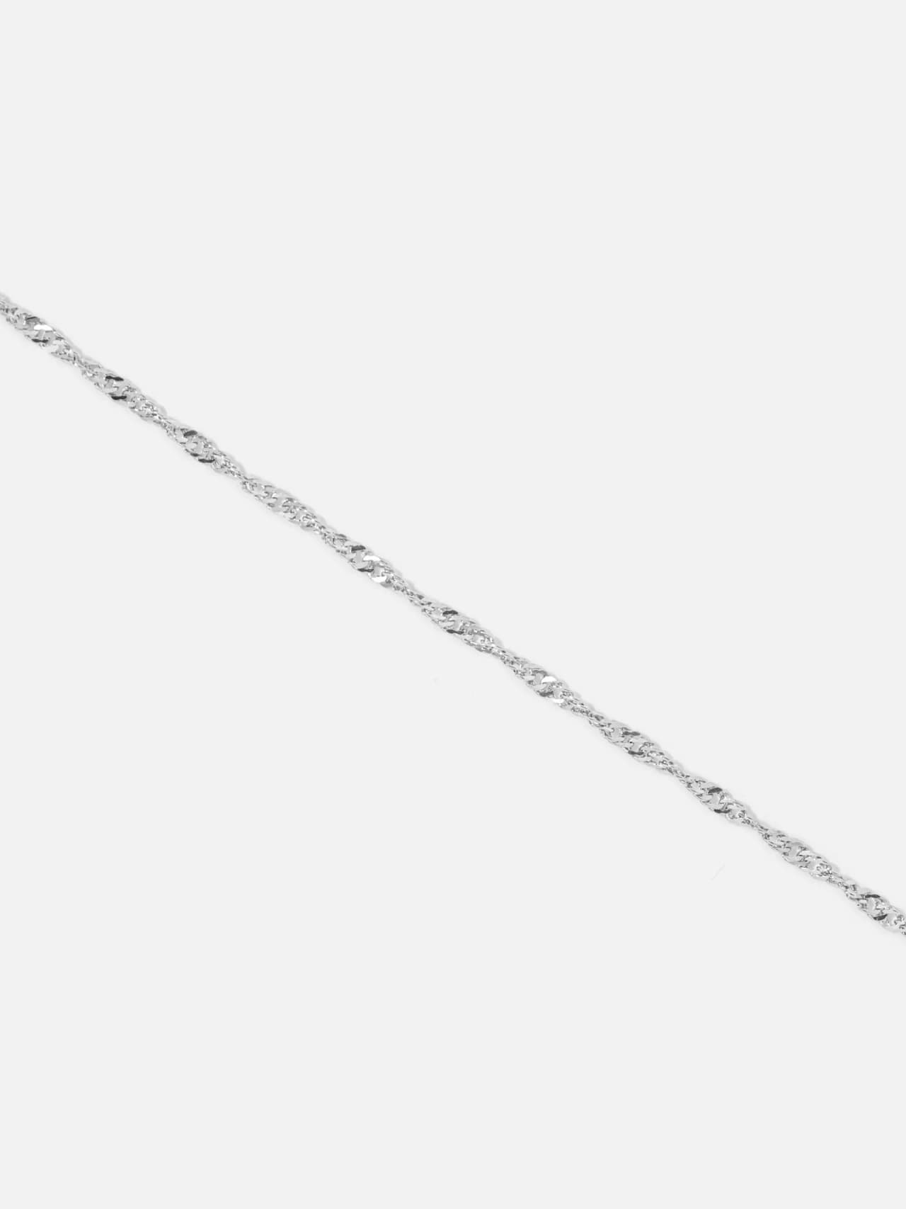 Äkta Silverarmband Tvinnad Kedja