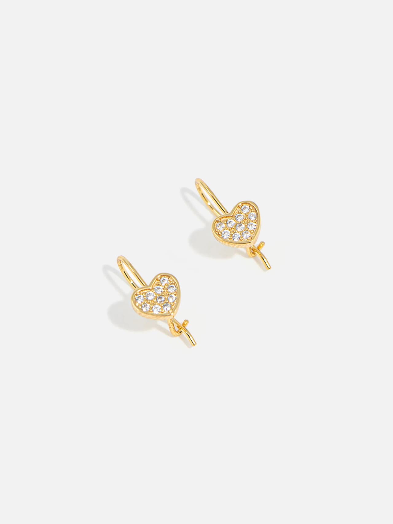 Äkta Silverhjärta Örhängen med Cubic Zirconia
