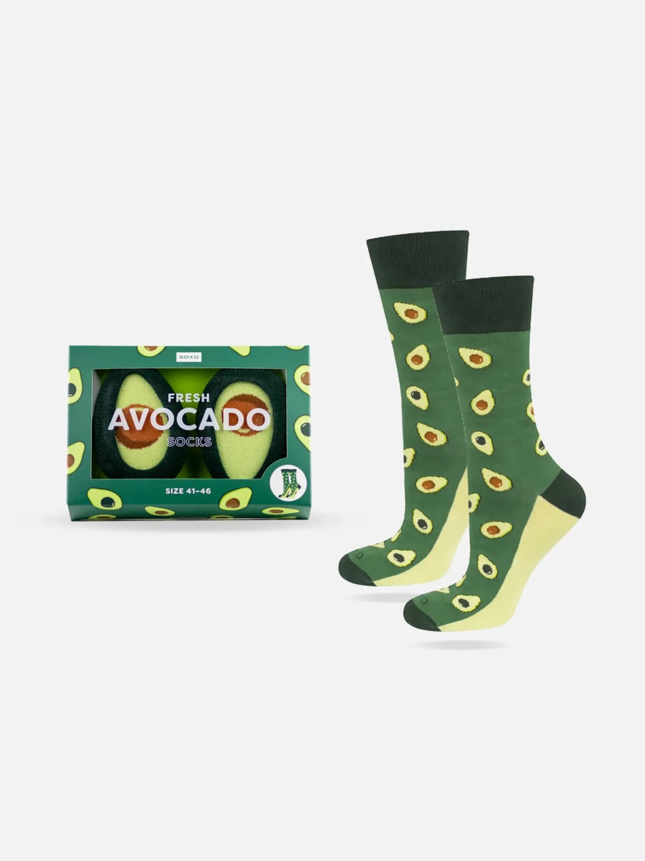 Avokado-Twist - Roliga Strumpor