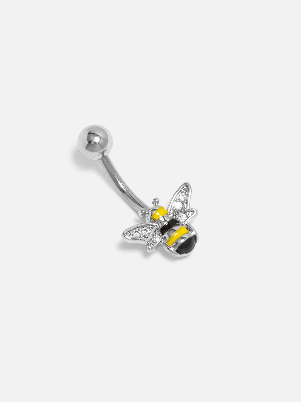 Bi Kirurgiskt Stål Kropp Piercing med Kubisk Zirkonia