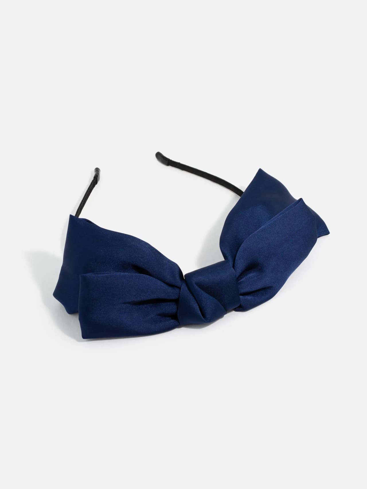 Blått Diadem med Rosett
