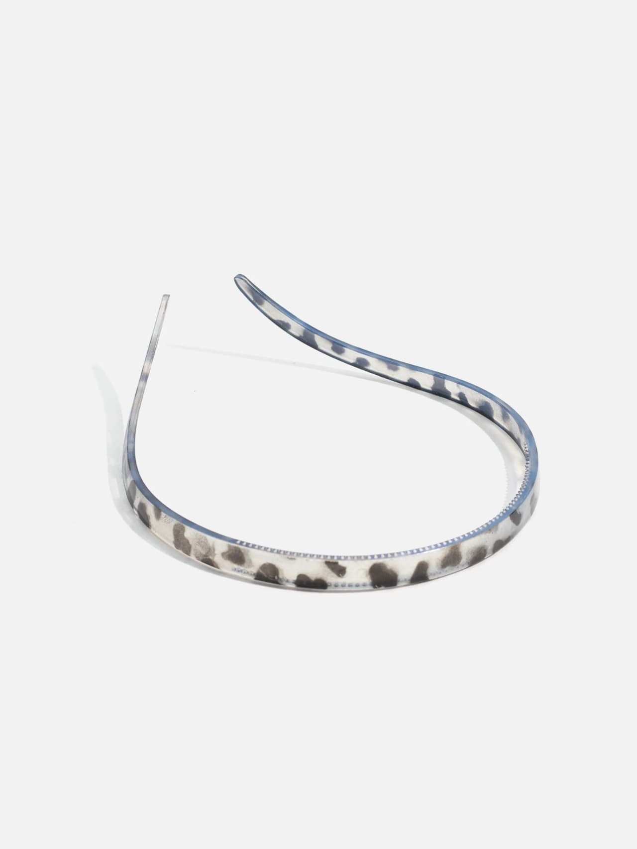 Smalt diadem leopardmönster blågrå bild 2 — Le Lika