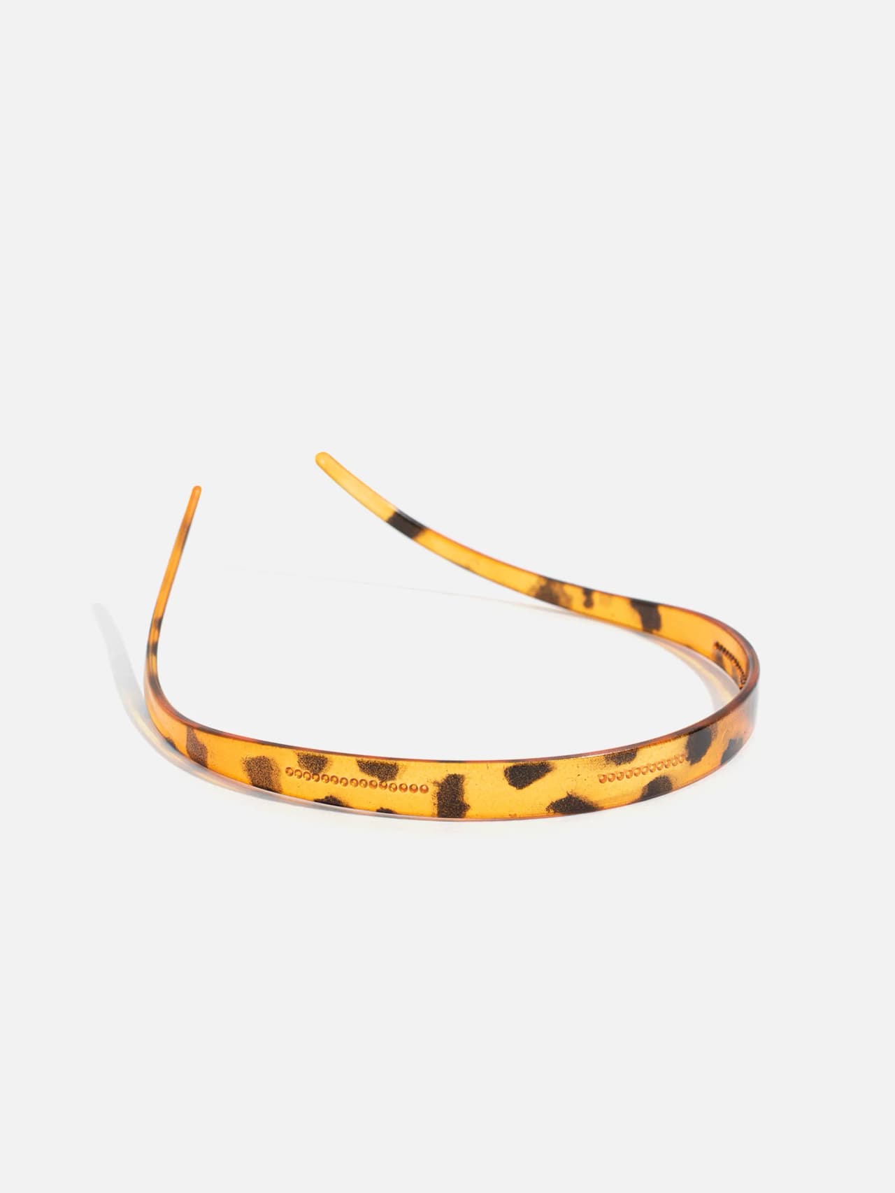 Smalt diadem ljust leopardmönster vit brun bild 2 — Le Lika