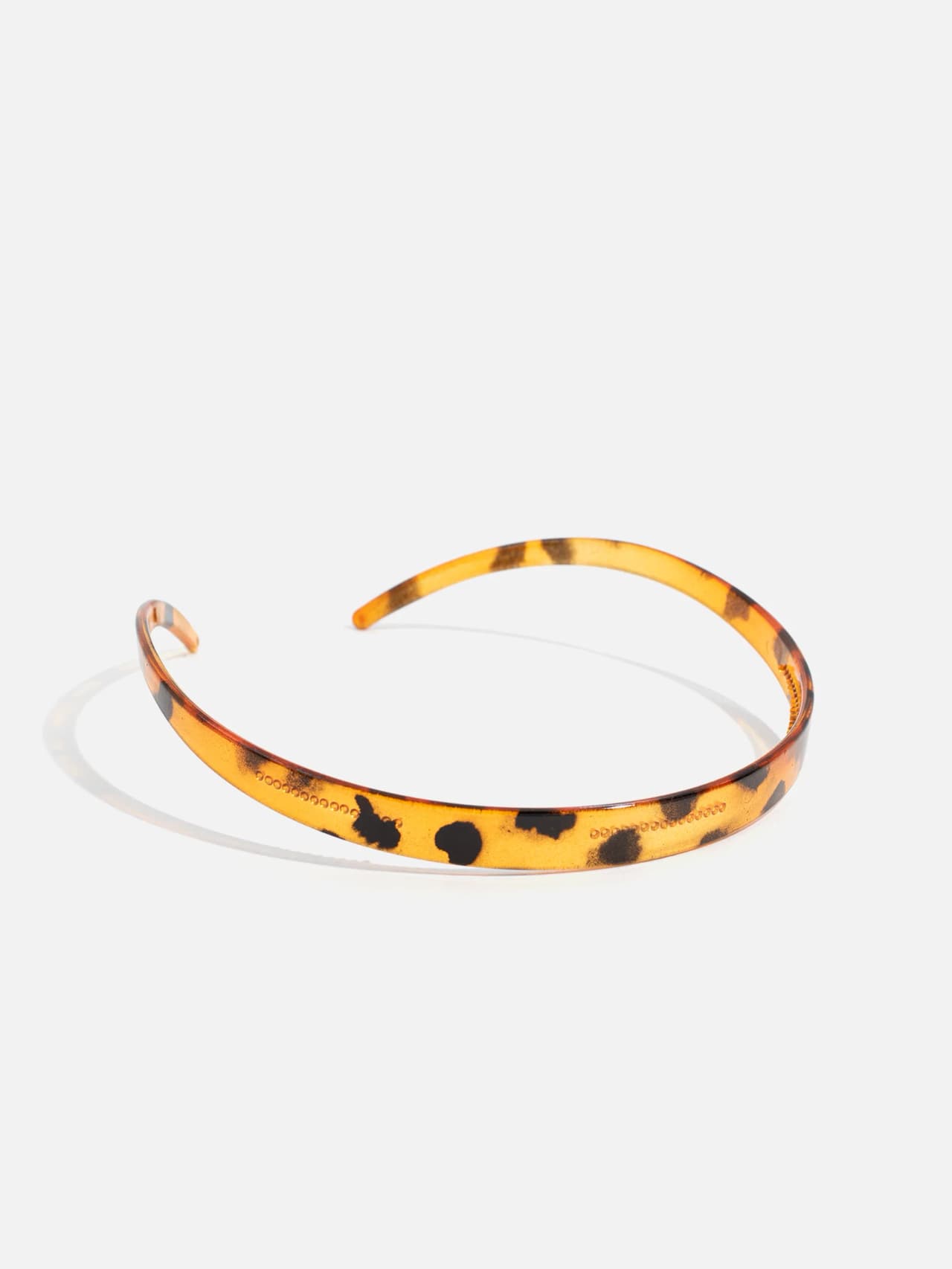 Smalt diadem ljust leopardmönster vit brun — Le Lika