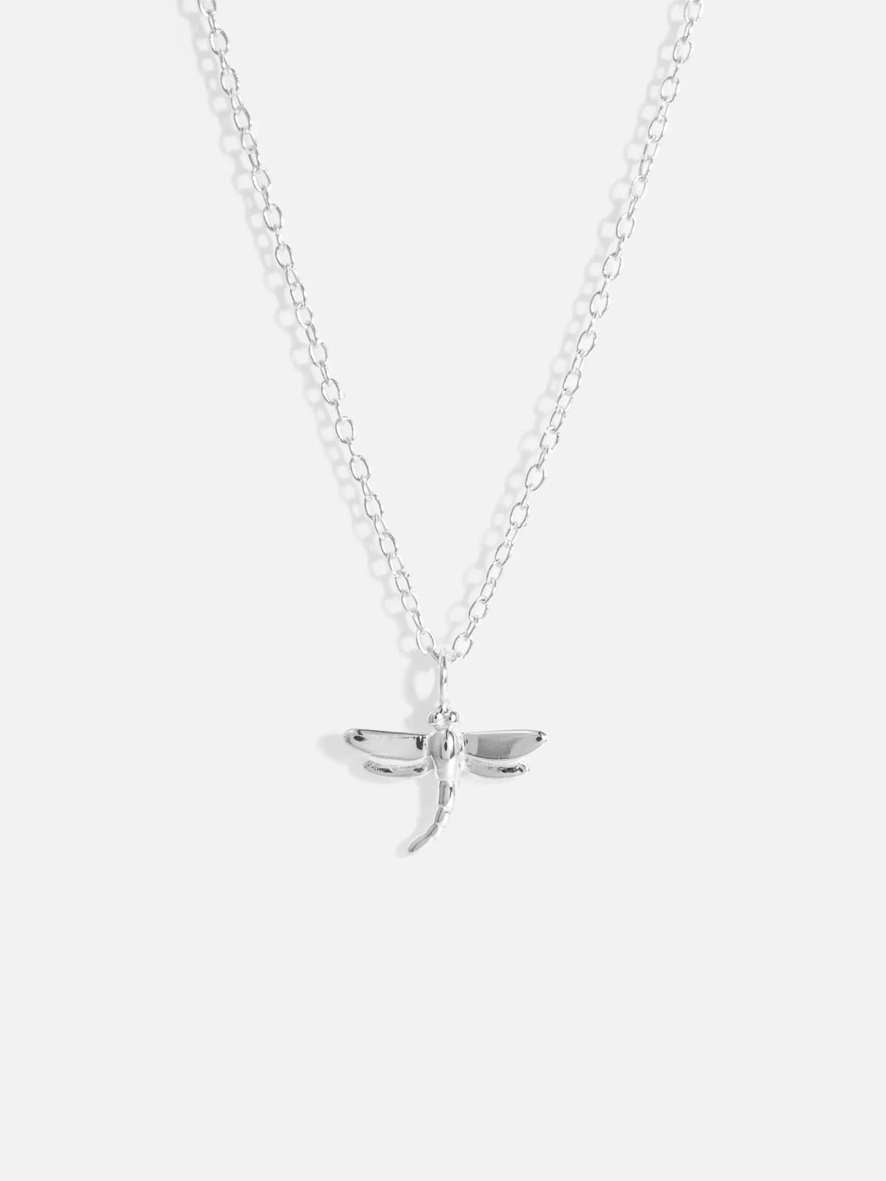 Drakfluga Damhalsband i Äkta Silver