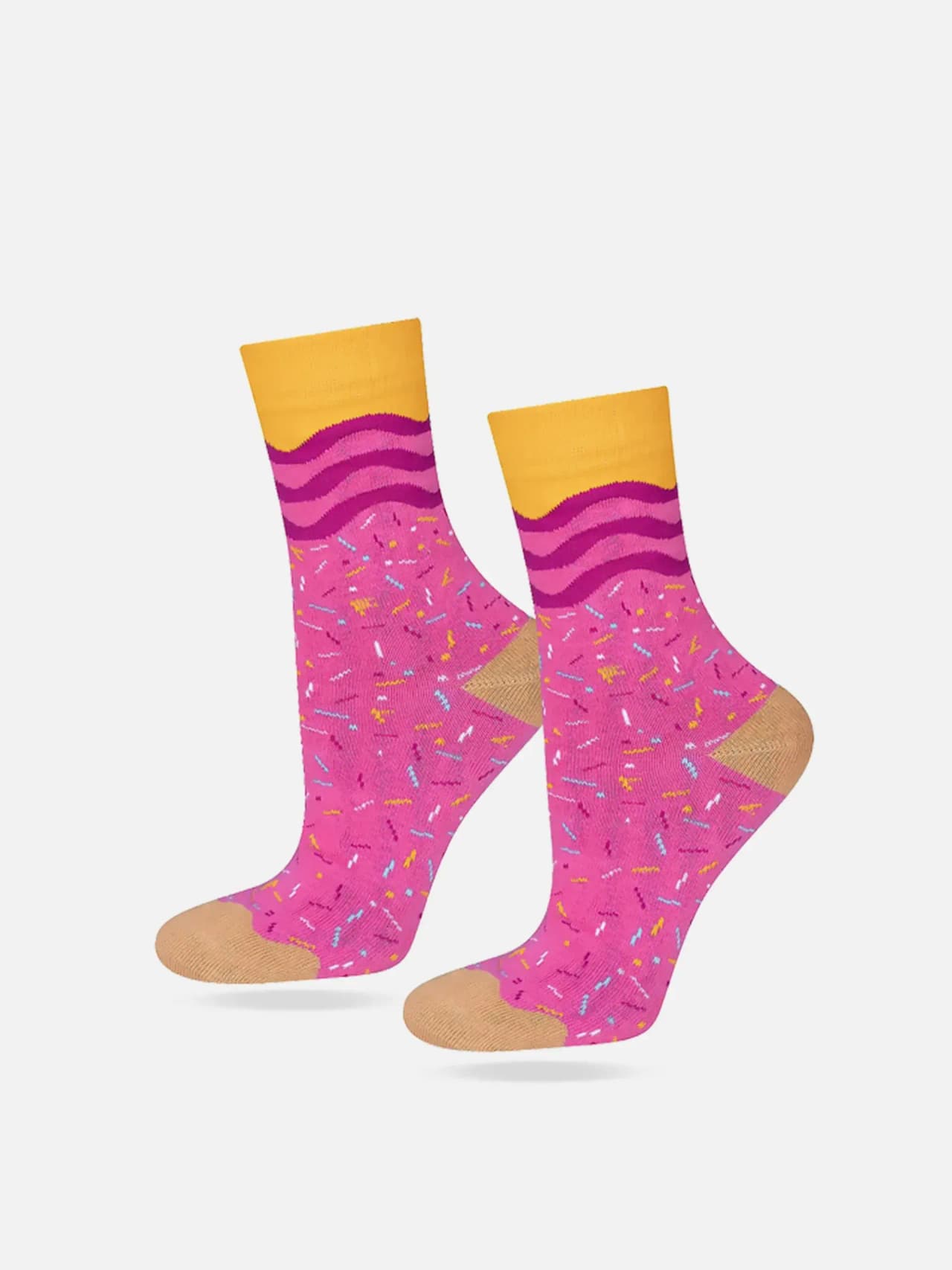 Dubbla Donut - Roliga Dam Strumpor 2 Par