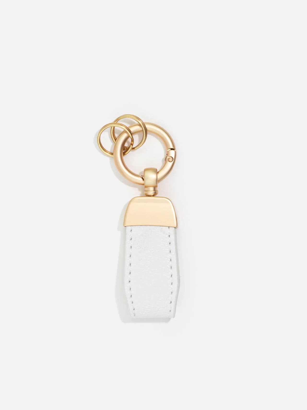 Elegant Nyckelring i Vit och Guld
