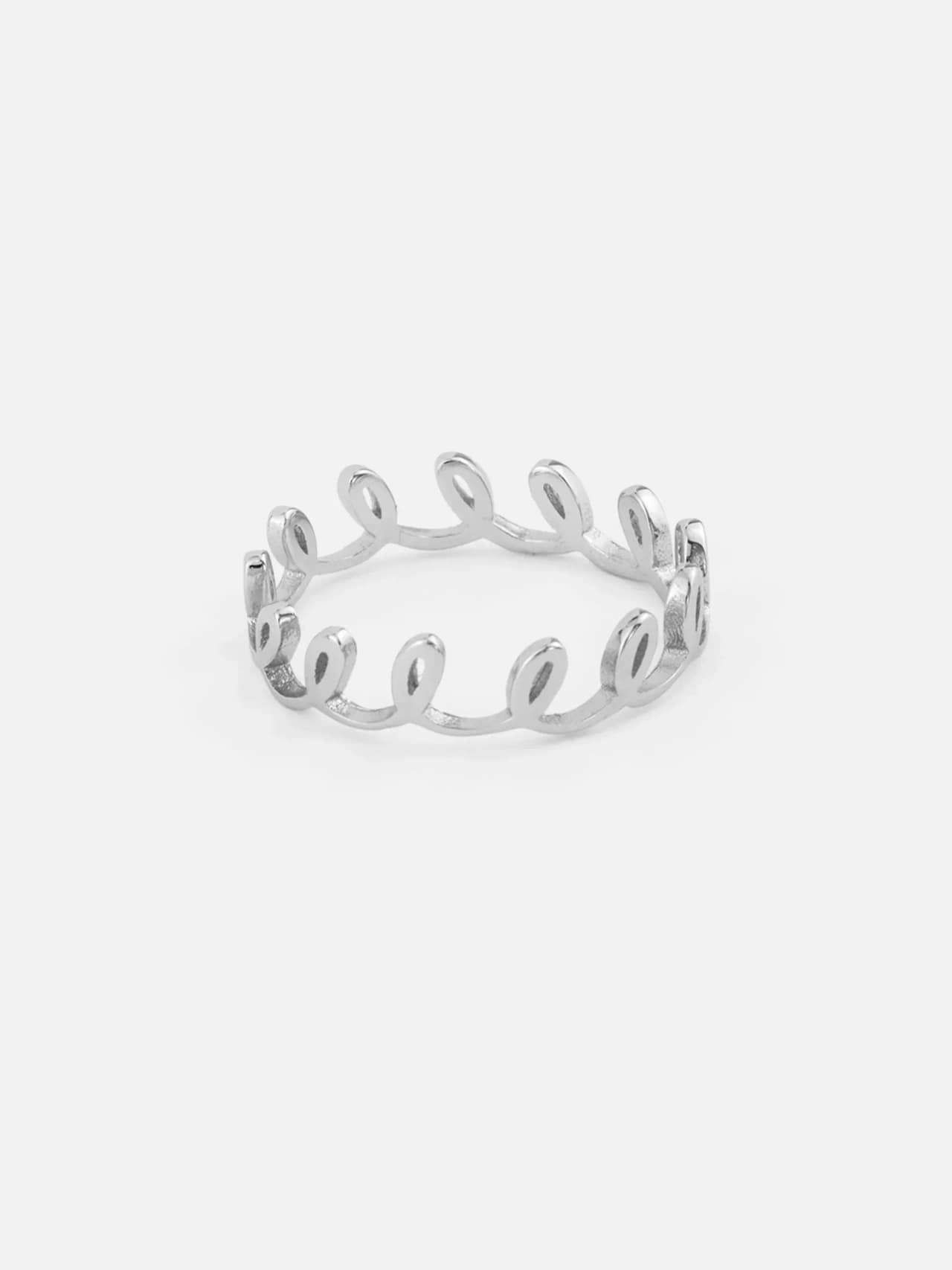 Flödesring i Äkta Silver