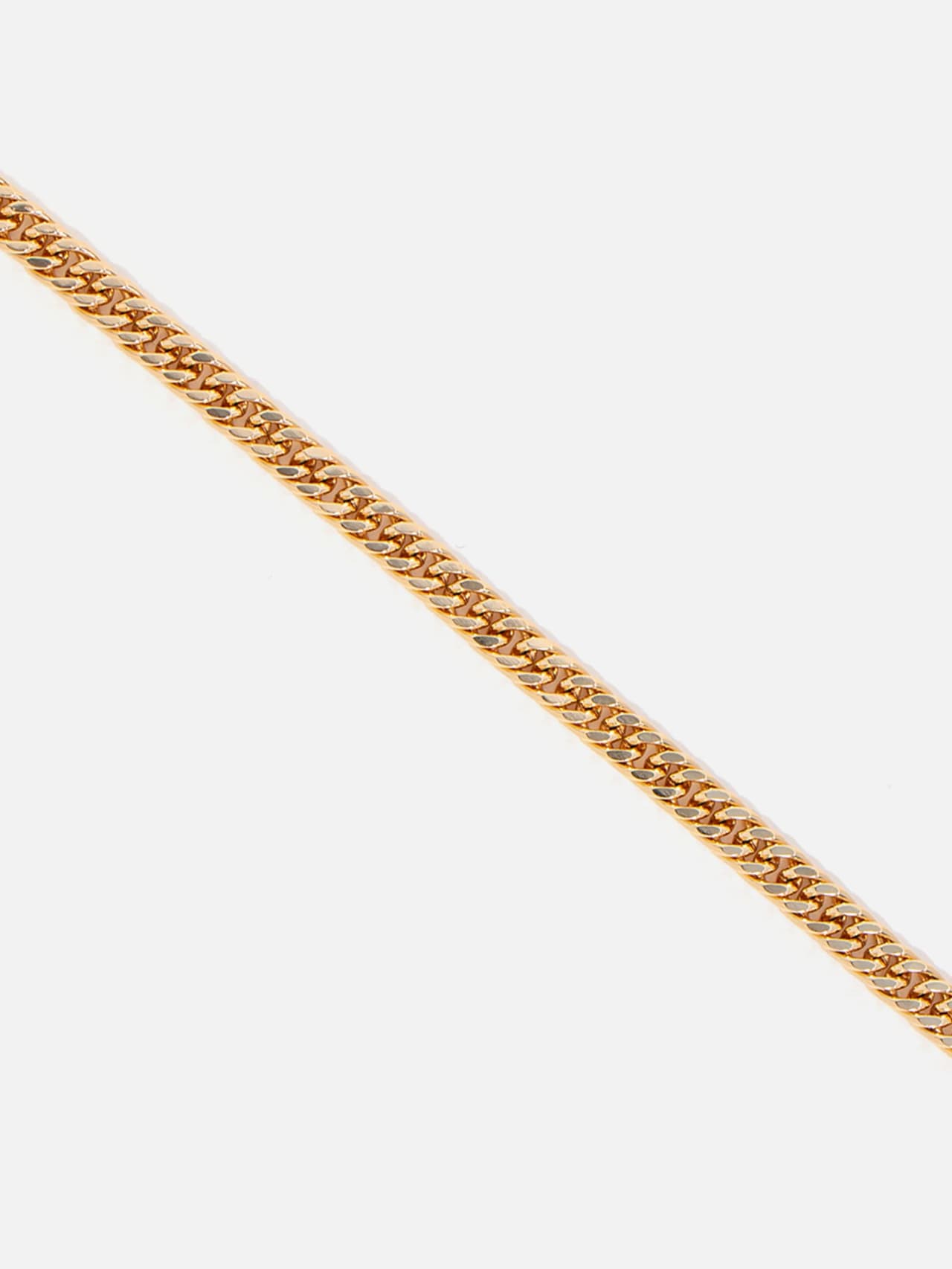 Närbild på francoarmband 18K roséton 4,5 mm – smidig flätad kedjestruktur i detaljvy