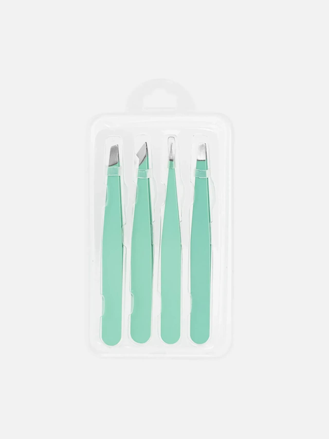 Grön Tweezer Set 4st