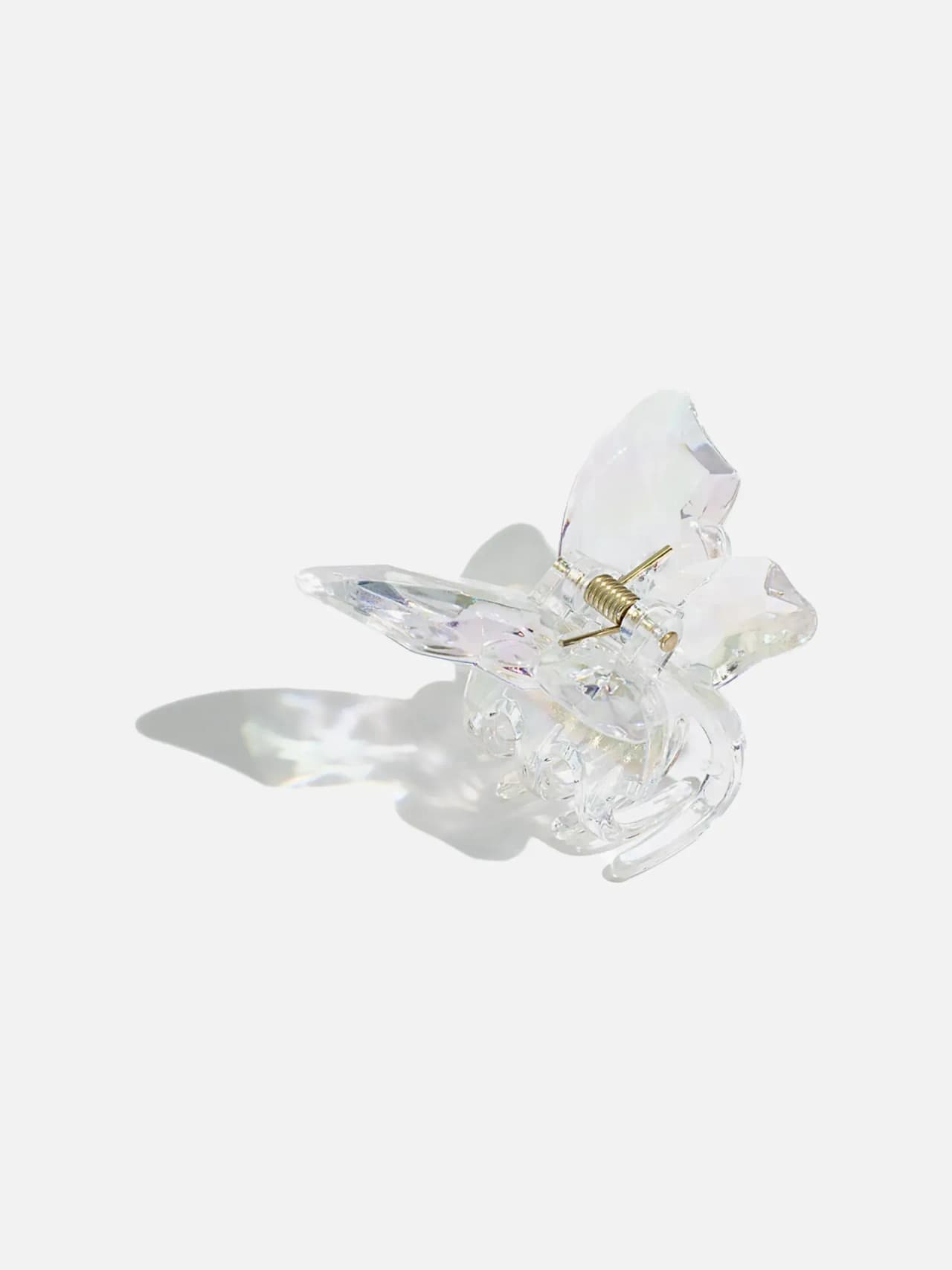Hårklämma Fjäril-Transparent