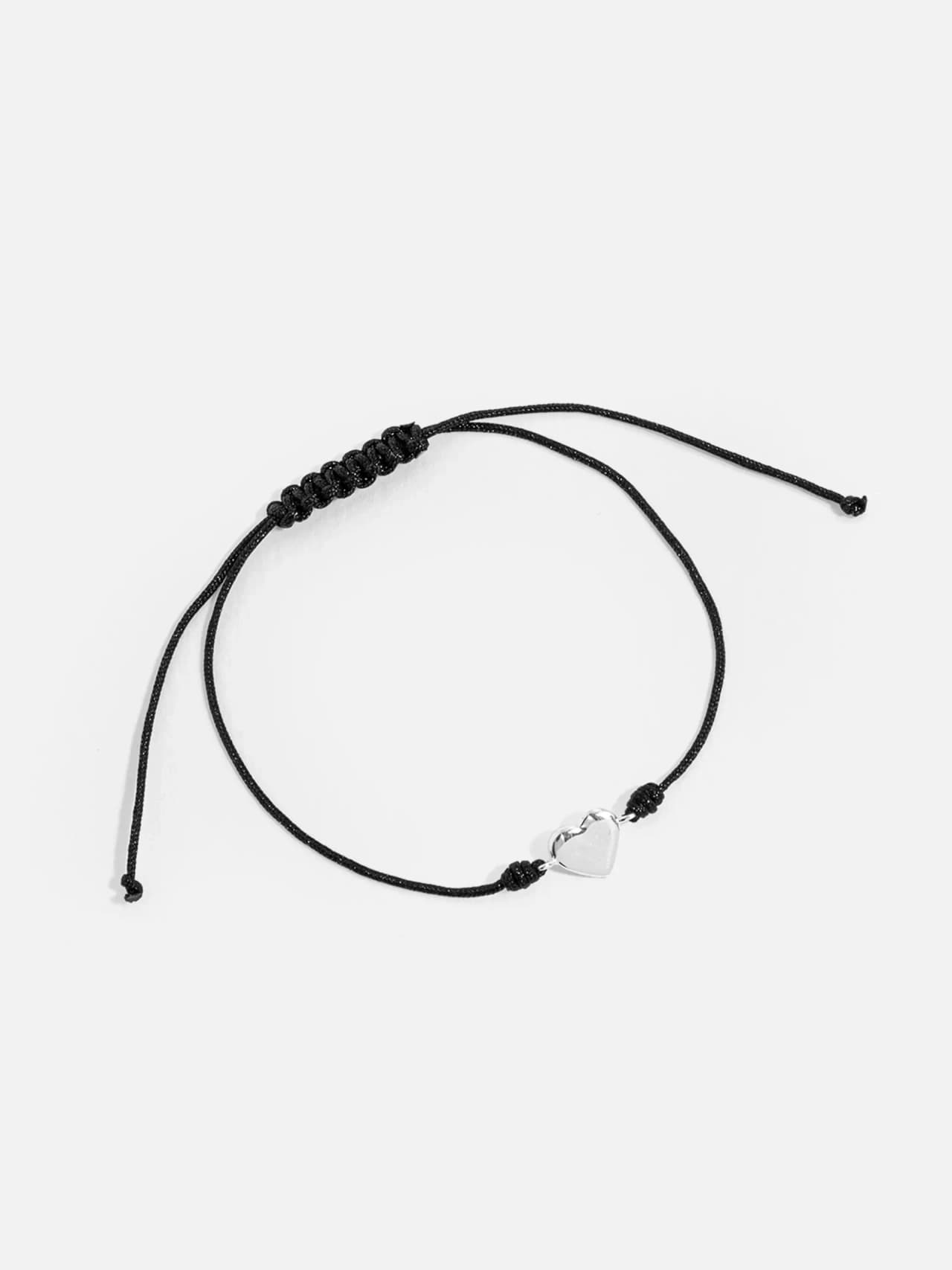 Hjärteglans Justerbart Armband i Äkta Silver