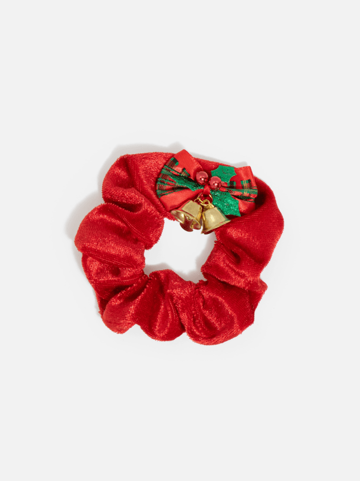 Julklockans Scrunchie – Festlig Look