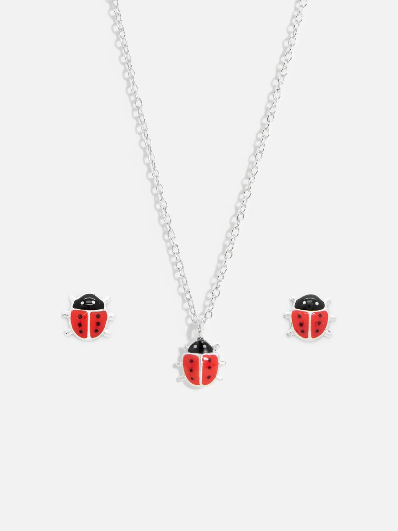 Ladybug Set i Äkta Silver Barn Smycken