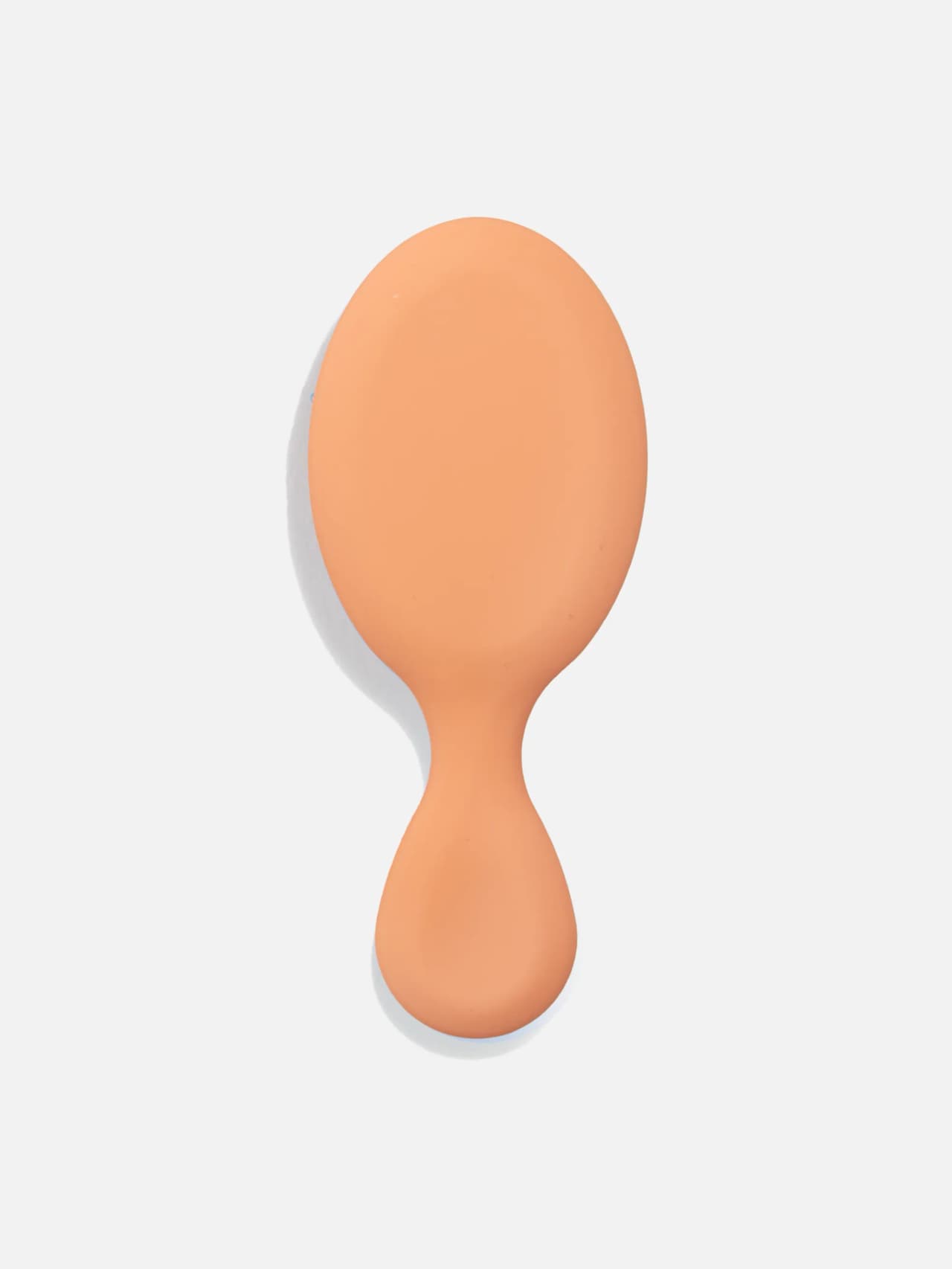 lilla orange hårborste baksida