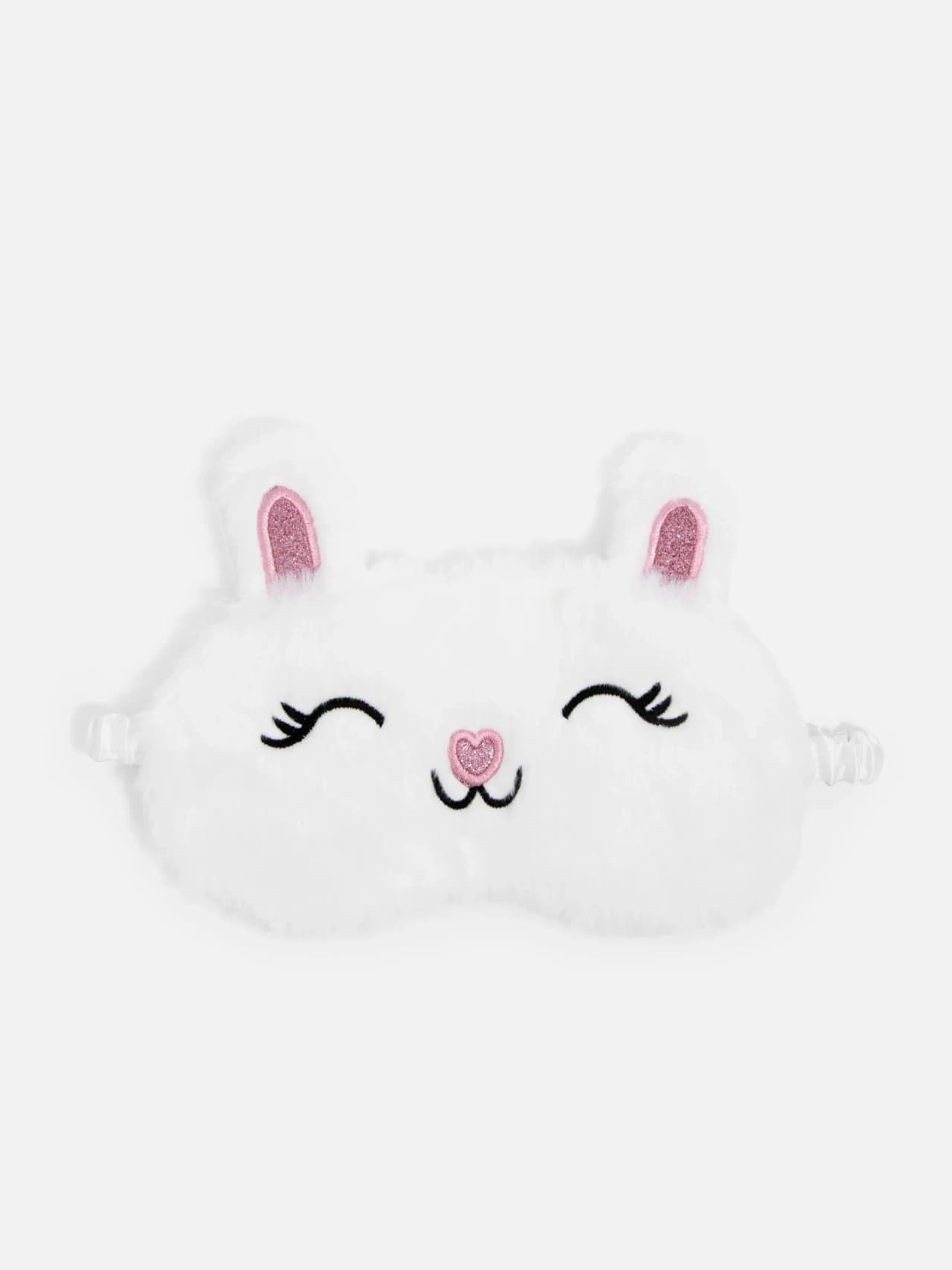 Plush Barn Sovmask - Vit