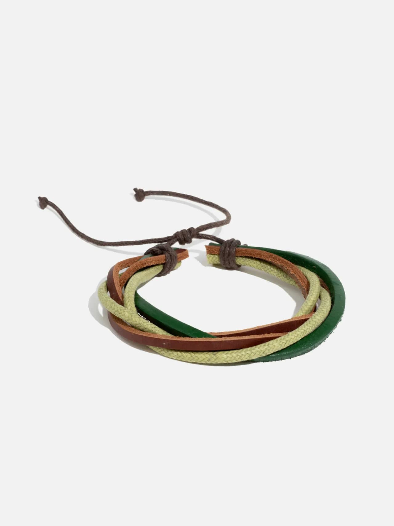 PU Läderarmband - Justerbar med 4 Snören