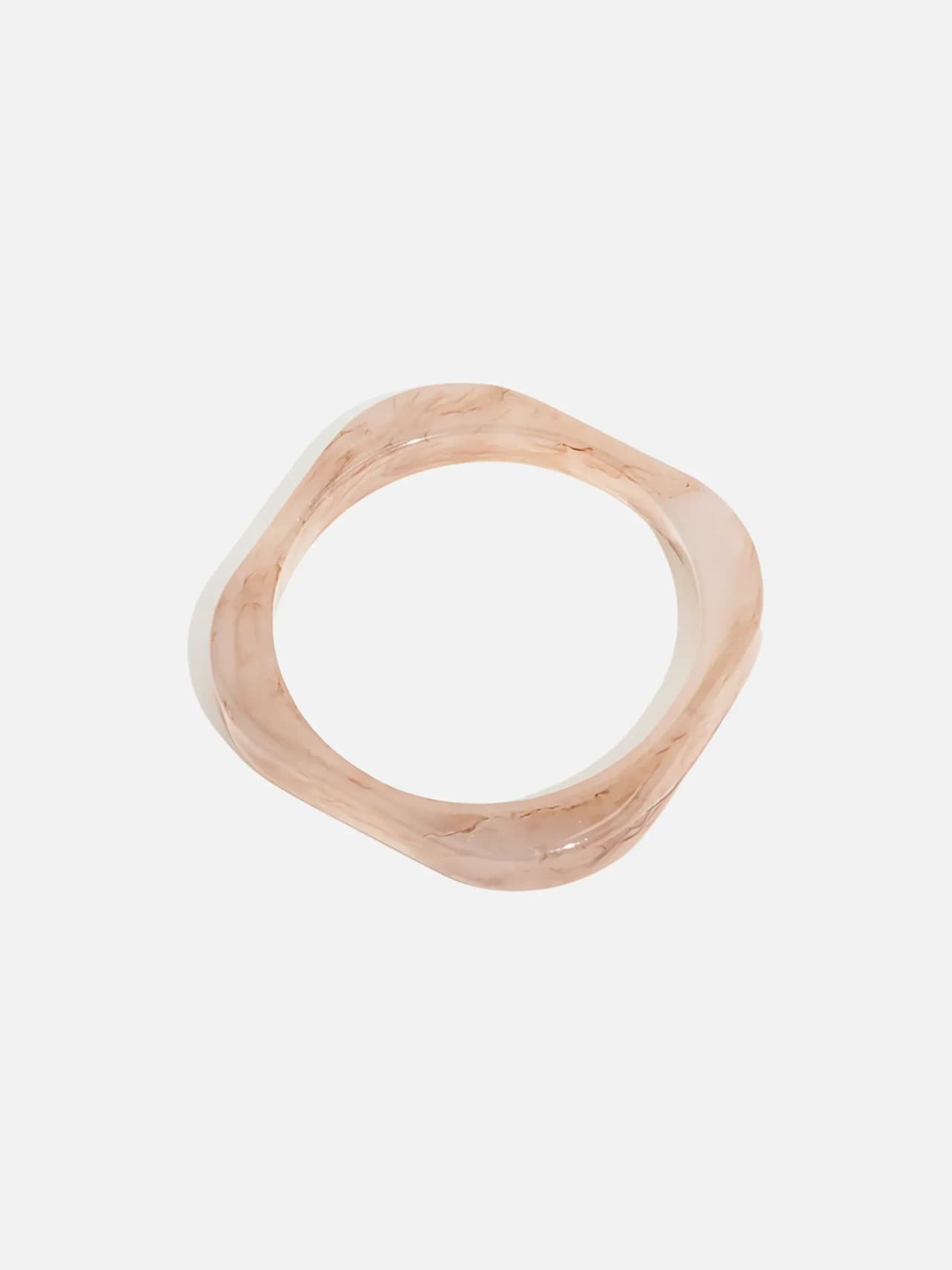 Resin Bangle - Stor Bangel i Fyrkant Form