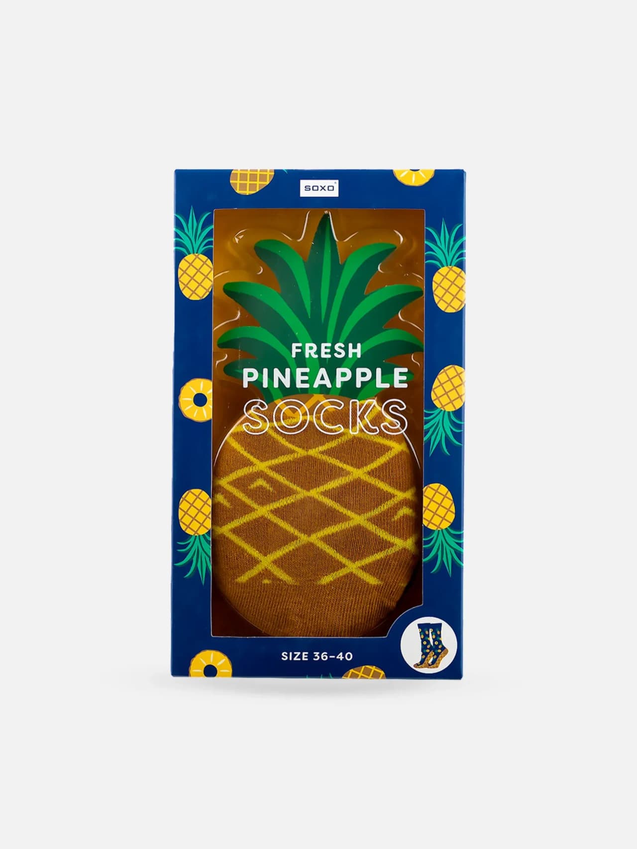 Roliga Dam & herr Strumpor i Ananas Form - 1 Par