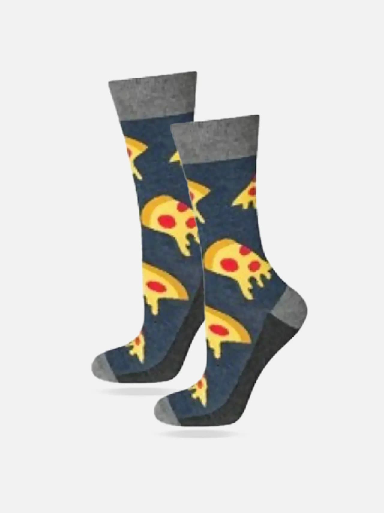 Roliga pizza strumpor (4 Par) - Dam & Herr Strumpor