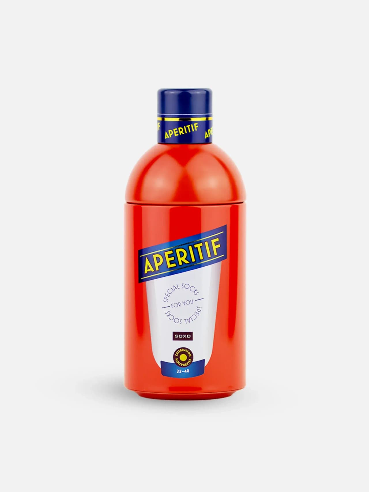 Roliga Strumpor - Aperitif i Metall Burk