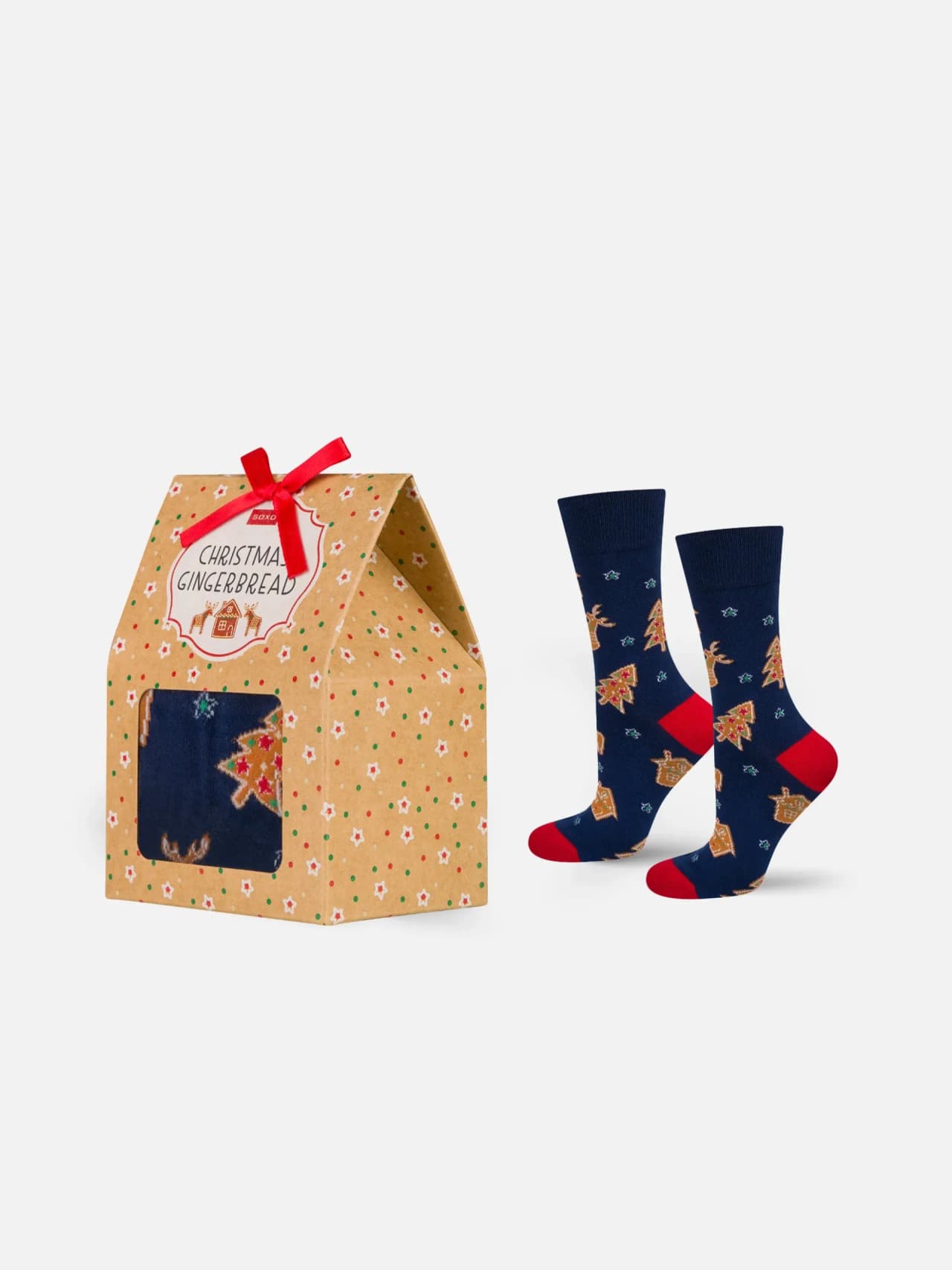 Roliga Strumpor Choklad & Pepparkaka – Julstrumpor Presentset