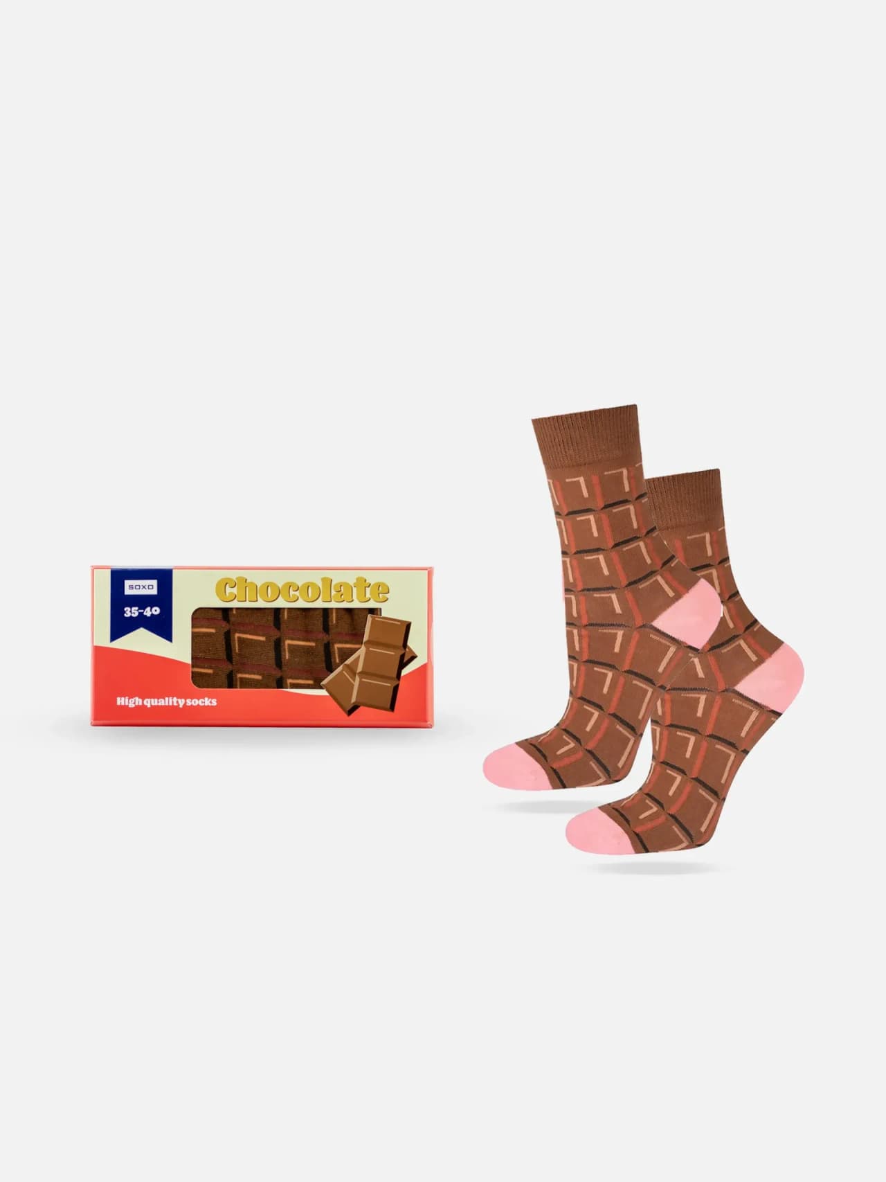 Roliga Strumpor för Chokladälskare till Dam och Herr