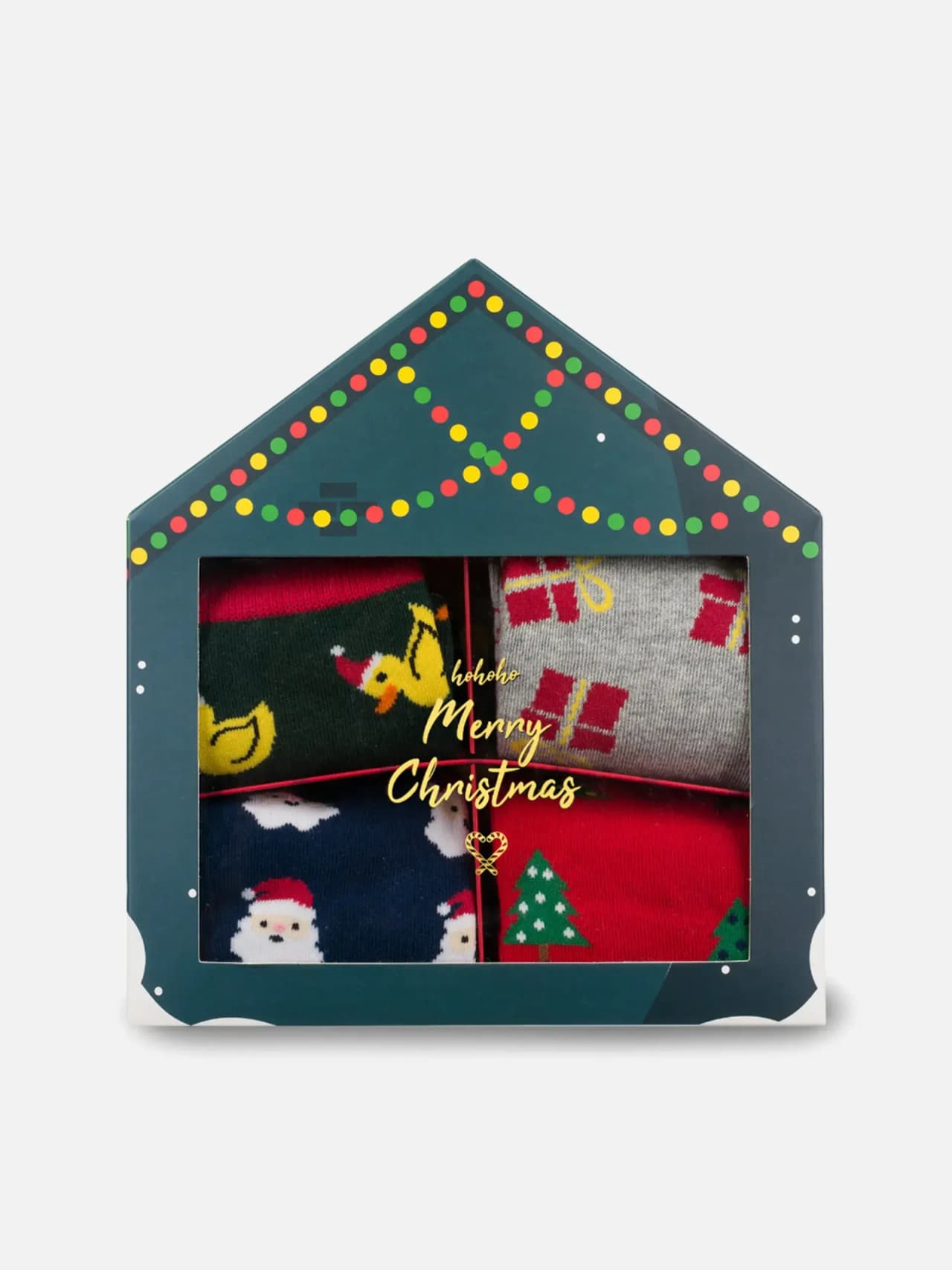 Roliga Strumpor Julstrumpor Herr & Dam Presentset 4-pack