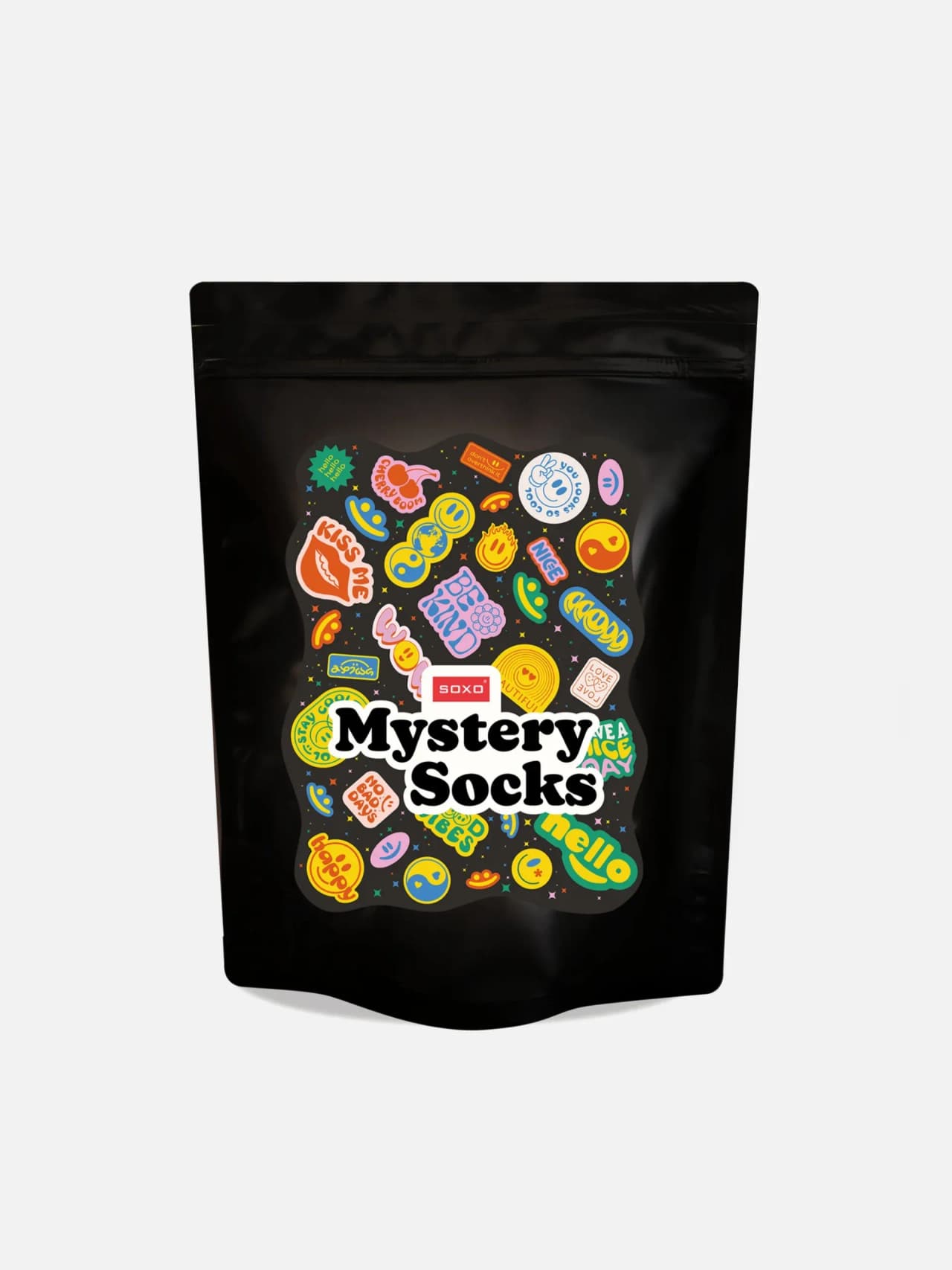 Roliga Strumpor Mystery Box – 5 Par Överraskning i Presentpåse