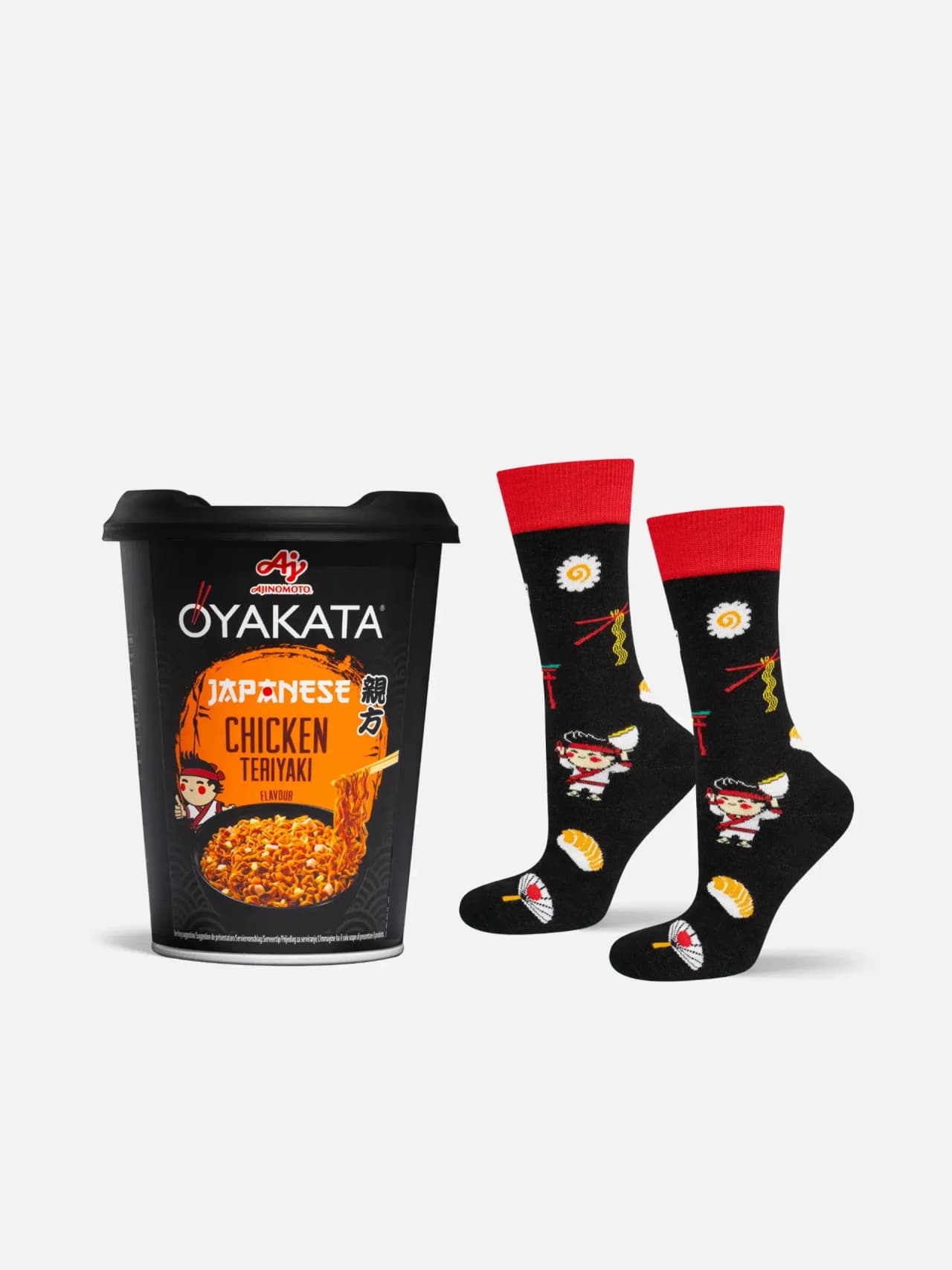 Roliga Strumpor Noodle - i Present Förpackning