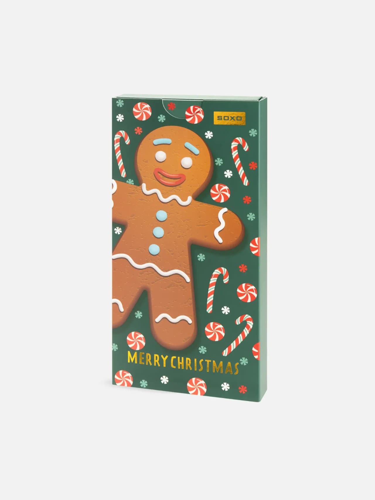 Roliga Strumpor Pepparkaksfötter – Julpresent i Box