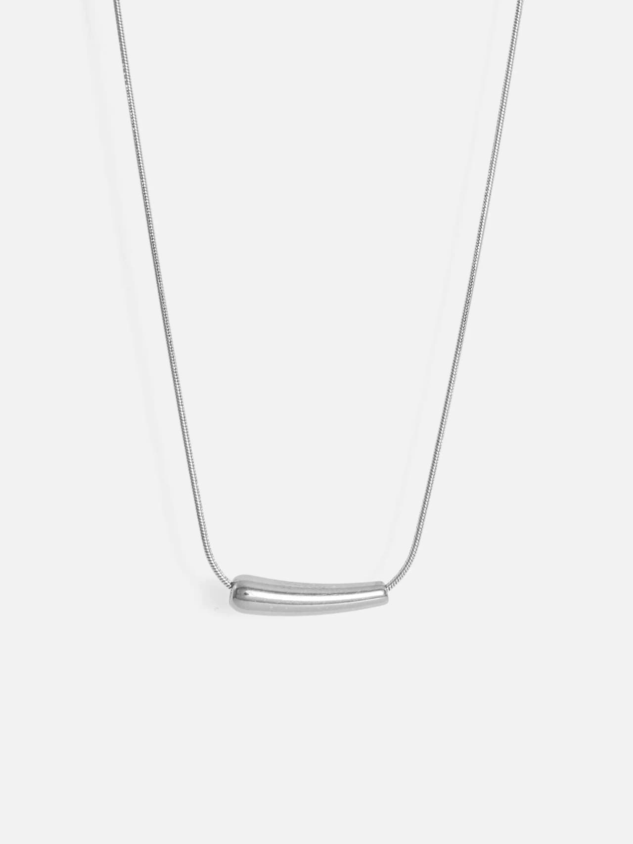 Rostfritt Stål Halsband med Stav