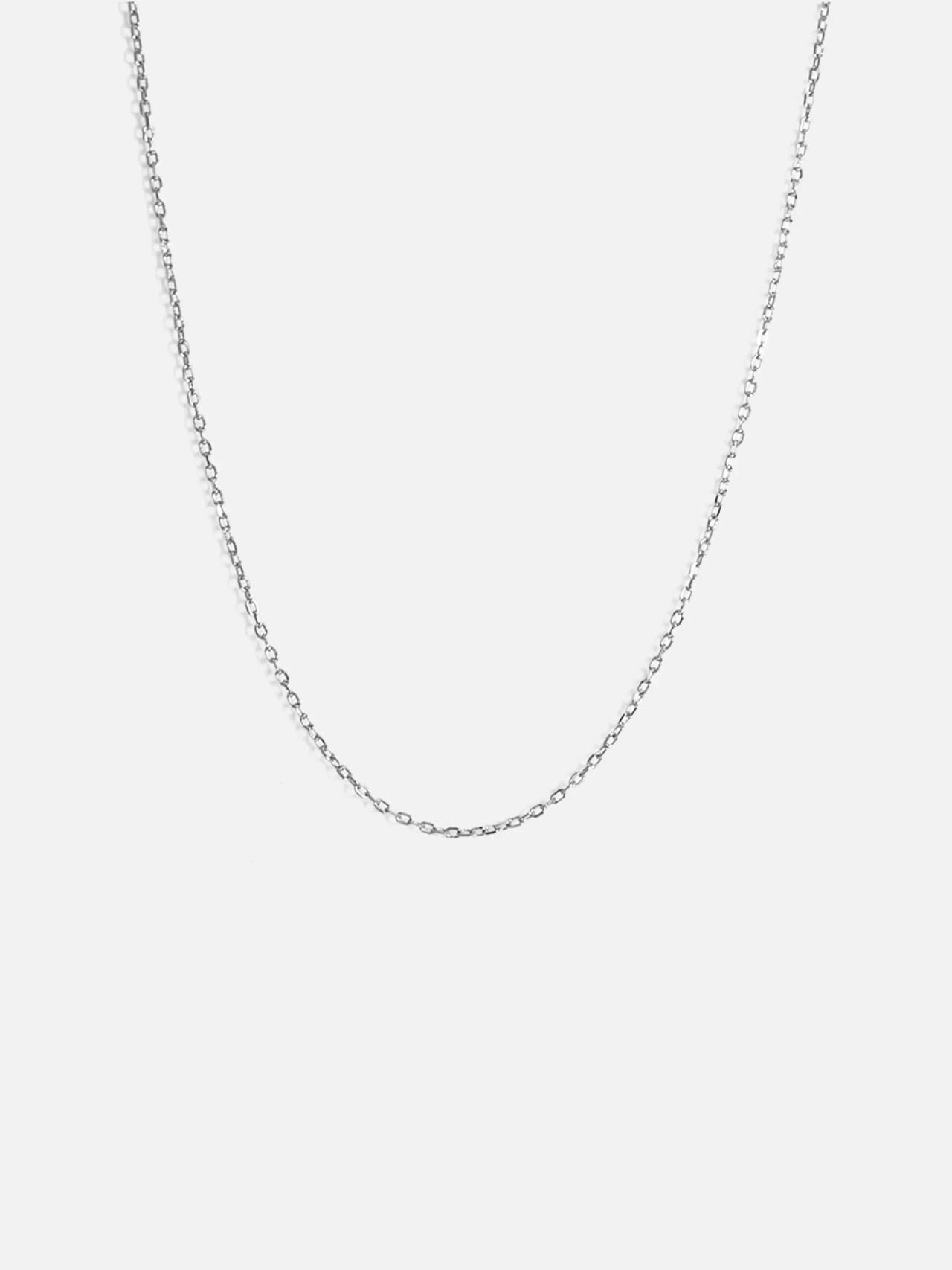 Silverslinga Rhodiumpläterad Kedja i Äkta Silver 42–45 cm