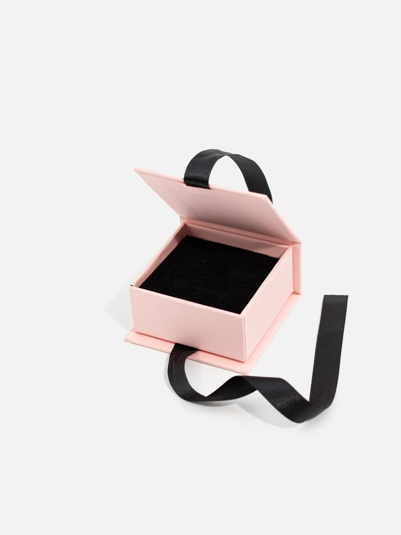 Smyckes Presentask med Sidenband 7x7x3.5 cm