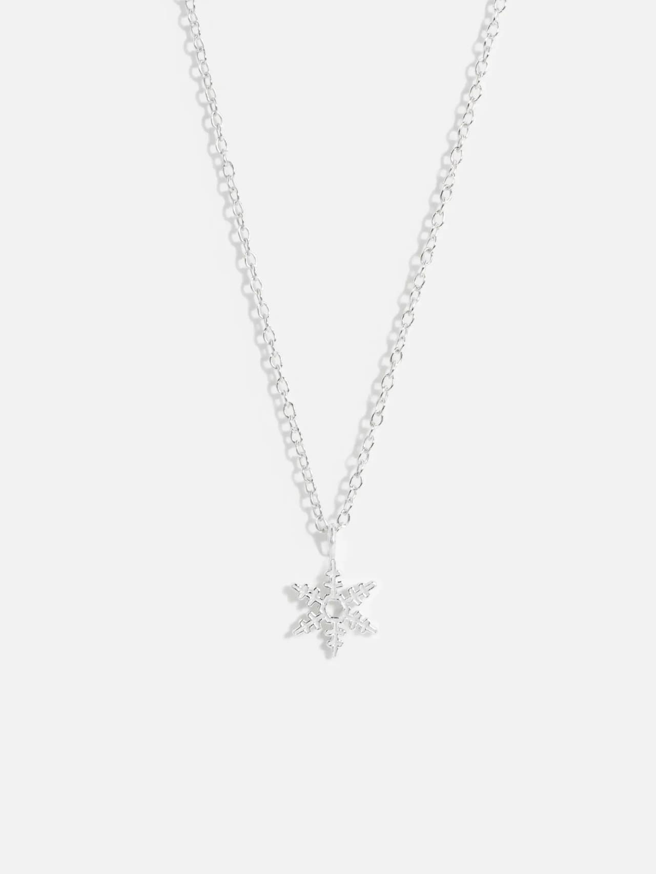Snöfling Halsband i Äkta Silver