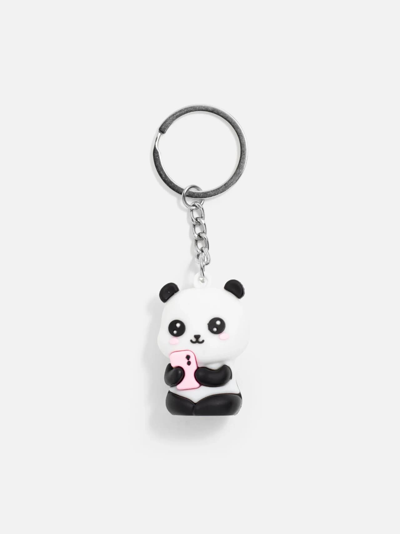 Söt Panda Barn Nyckelring