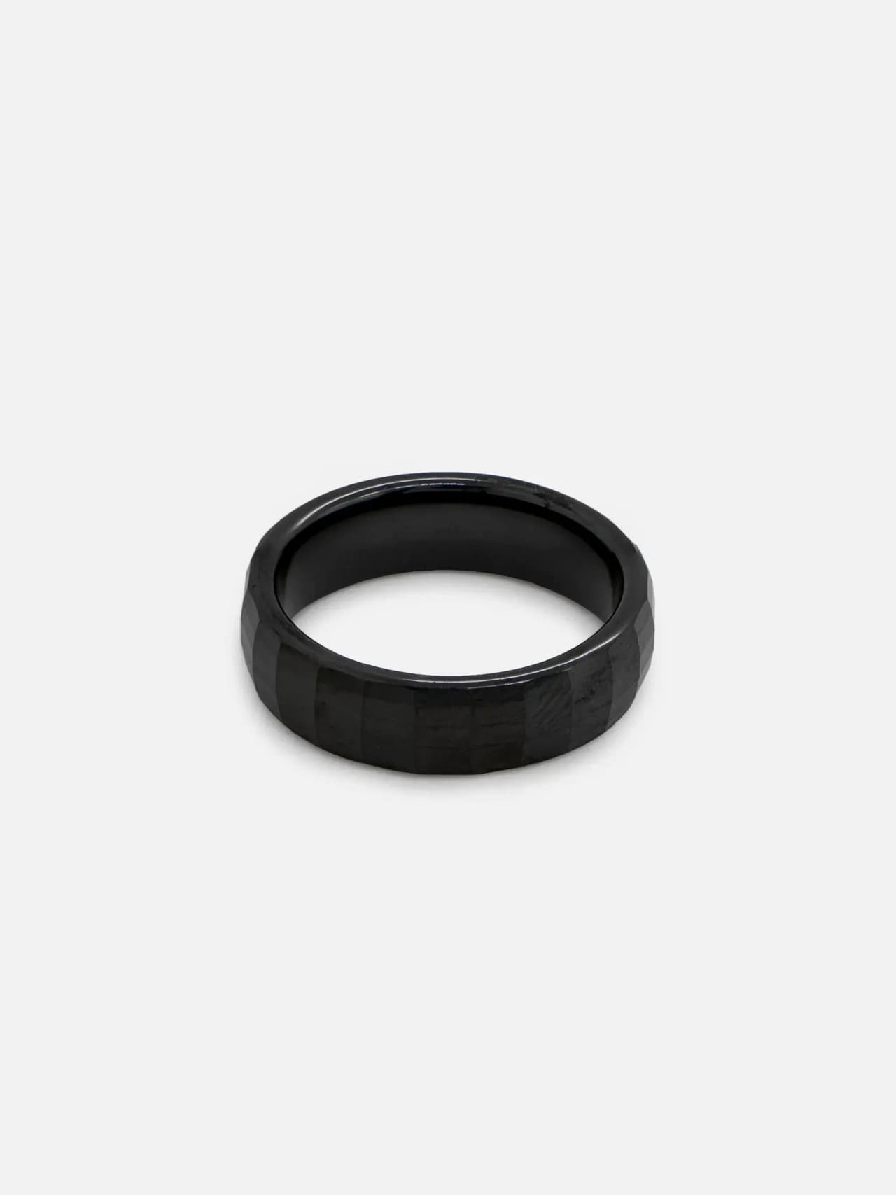 Stål Ring Svart