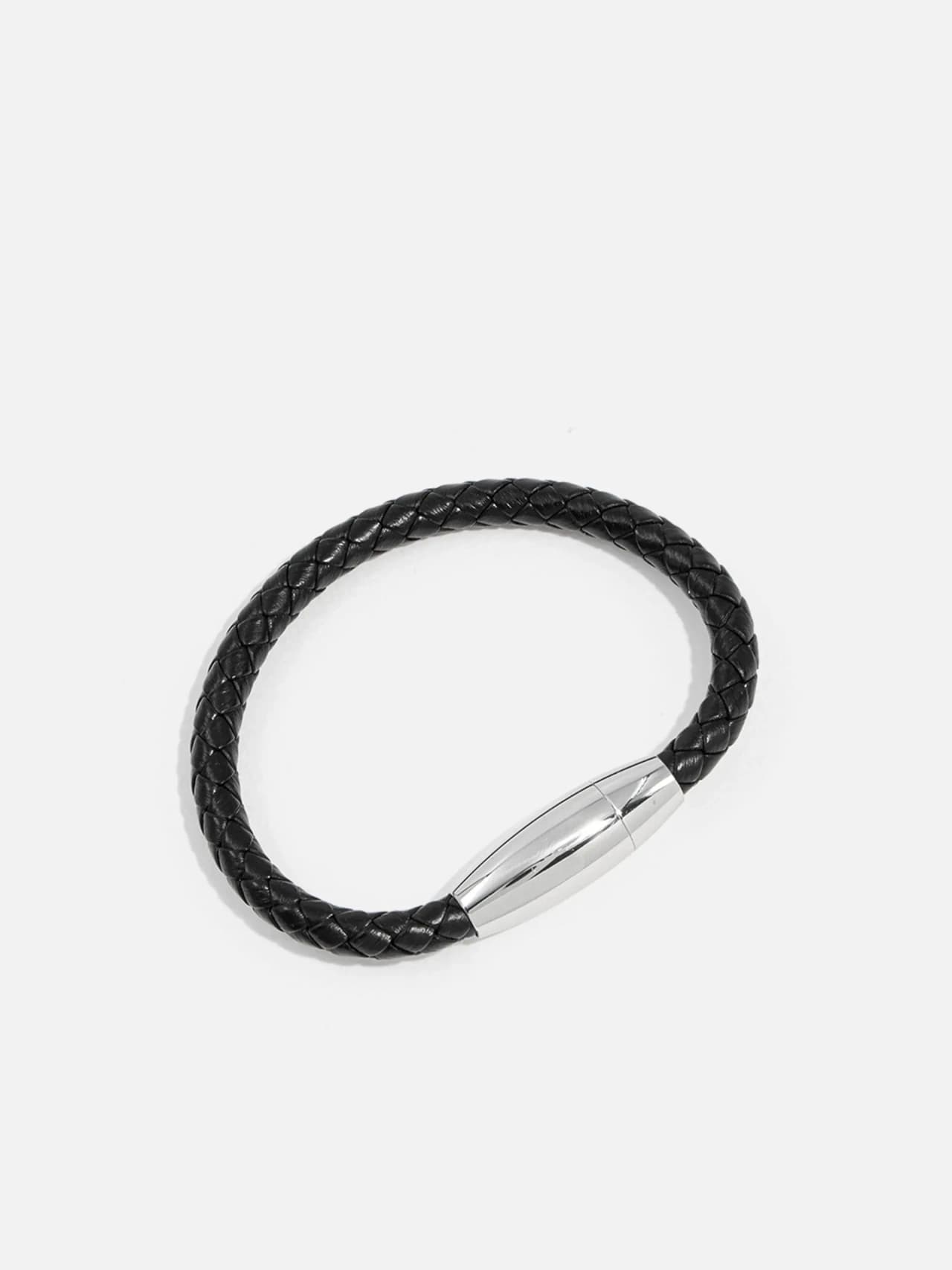 Stilband – Läderarmband med Kirurgiskt Stål